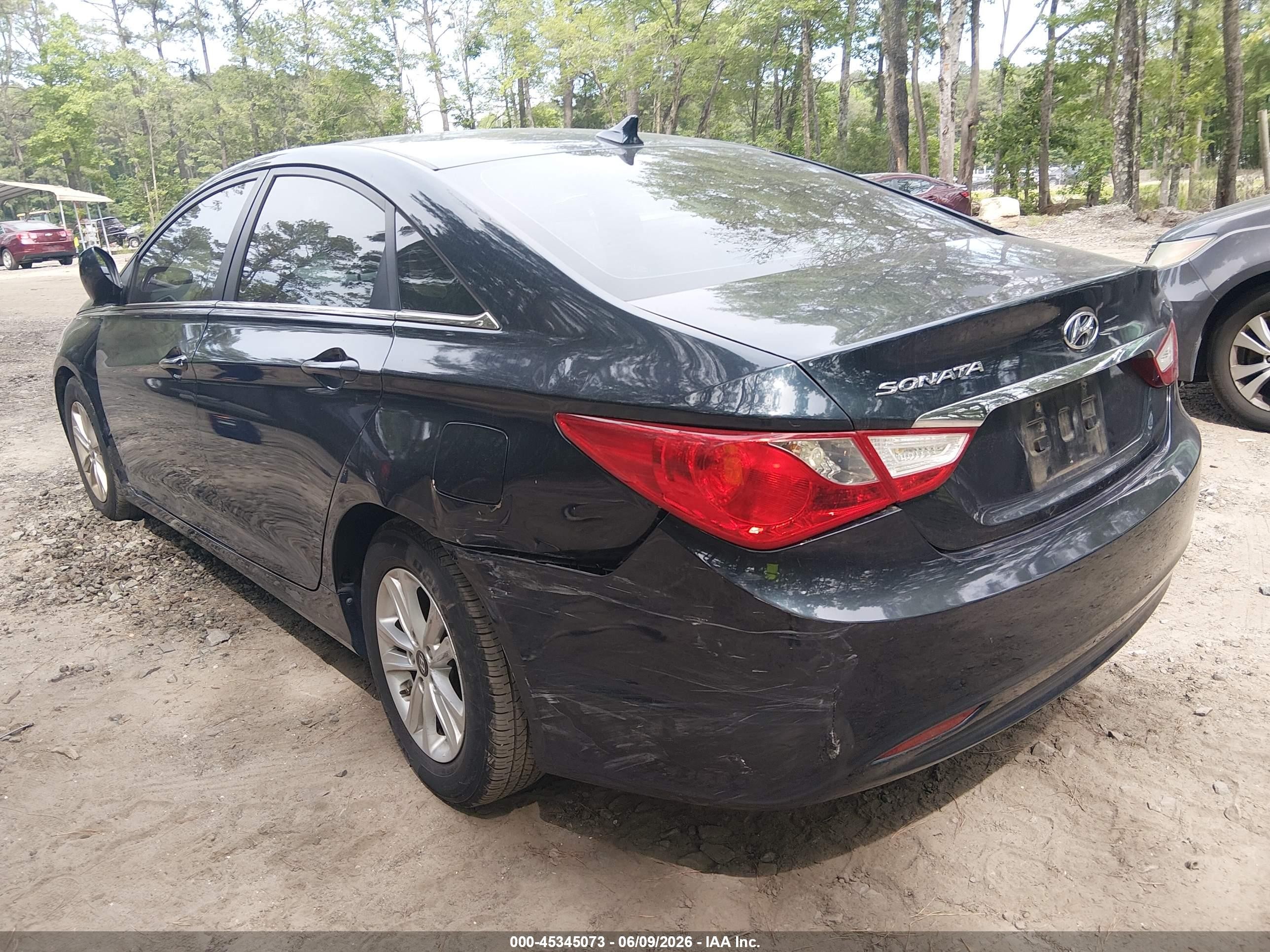 2011 Hyundai Sonata Gls Blue vin: 5NPEB4ACXBH085967