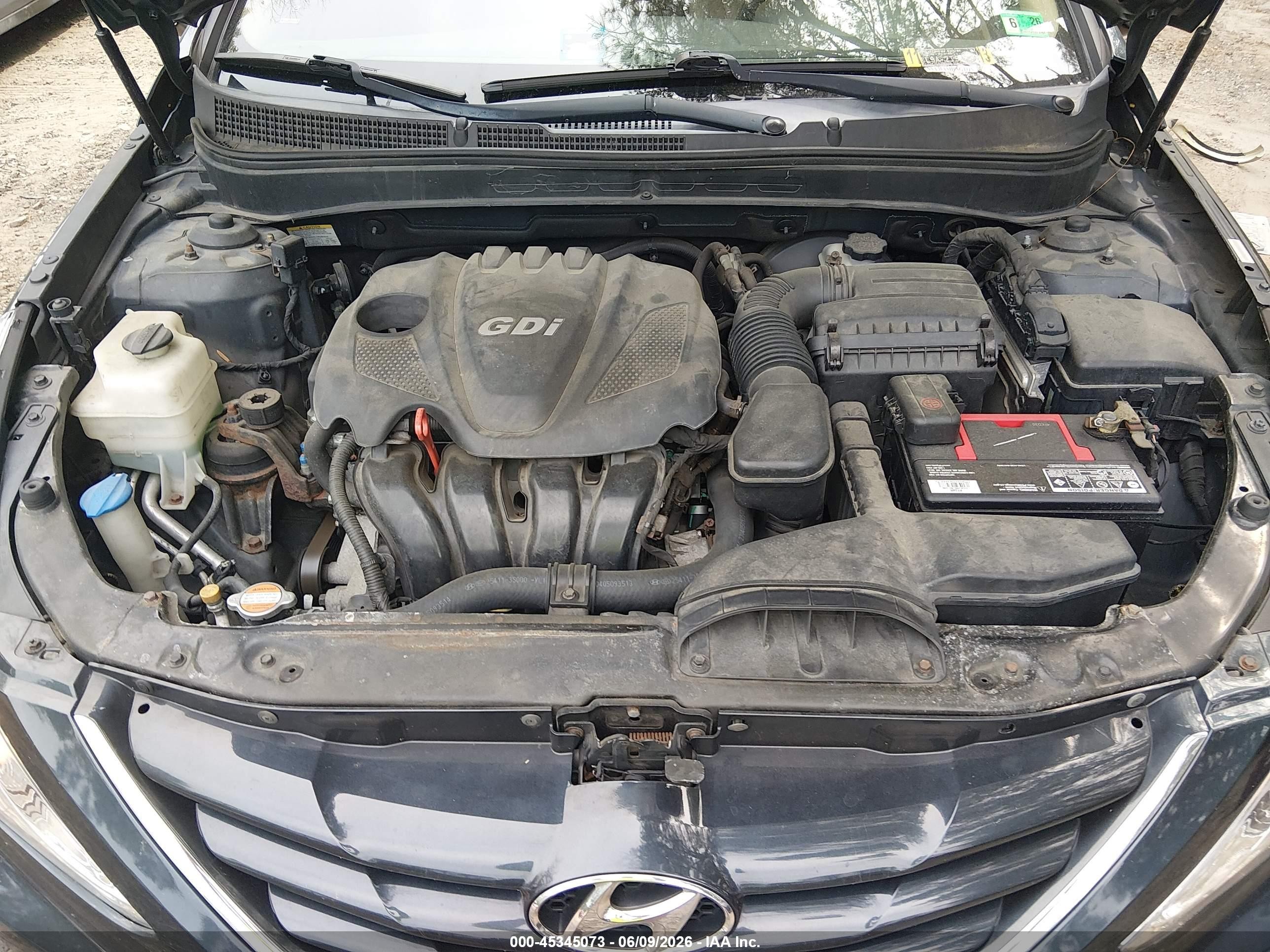 2011 Hyundai Sonata Gls Blue vin: 5NPEB4ACXBH085967