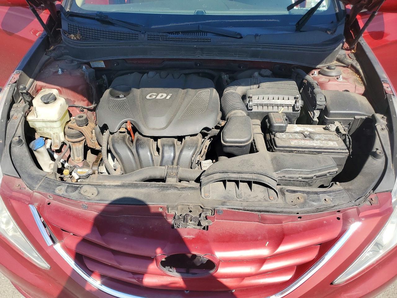 2011 Hyundai Sonata Gls Red vin: 5NPEB4ACXBH089114