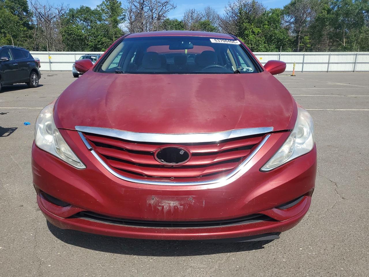 2011 Hyundai Sonata Gls Red vin: 5NPEB4ACXBH089114