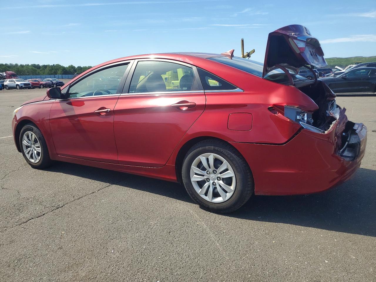 2011 Hyundai Sonata Gls Red vin: 5NPEB4ACXBH089114