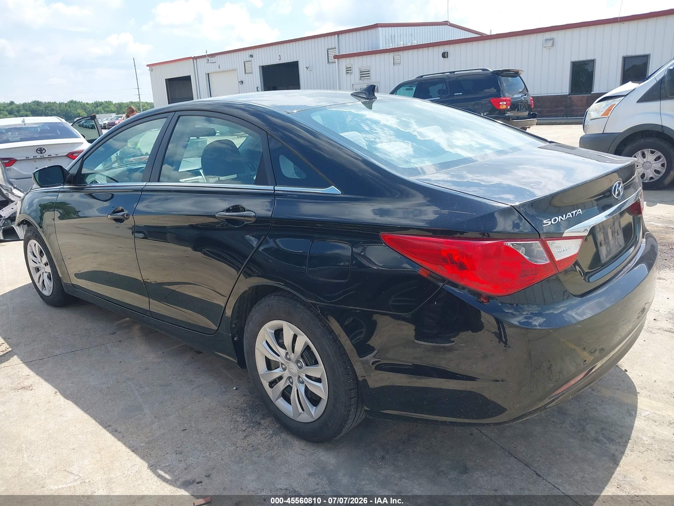 2011 Hyundai Sonata Gls Черный vin: 5NPEB4ACXBH089534