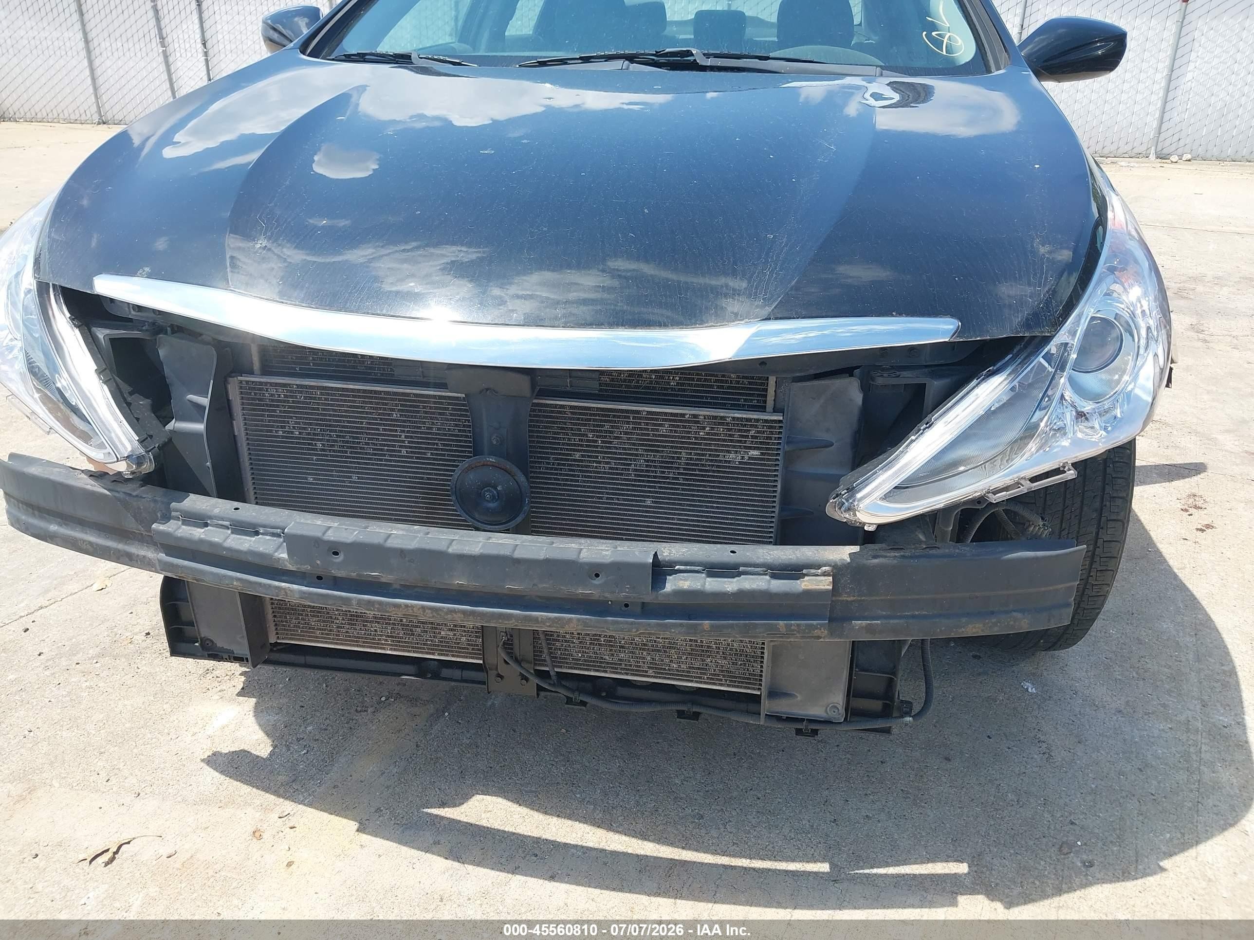 2011 Hyundai Sonata Gls Черный vin: 5NPEB4ACXBH089534