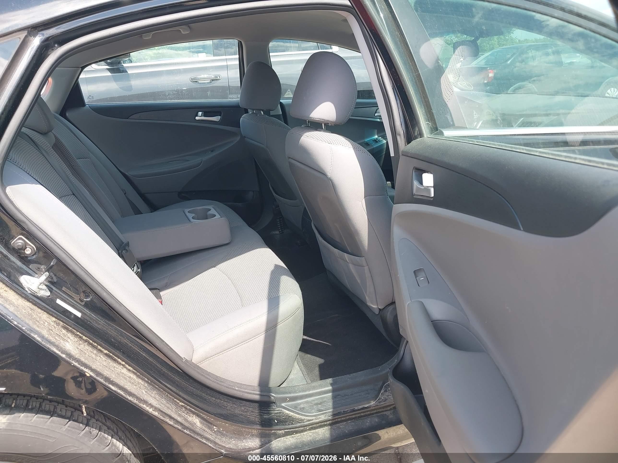 2011 Hyundai Sonata Gls Черный vin: 5NPEB4ACXBH089534