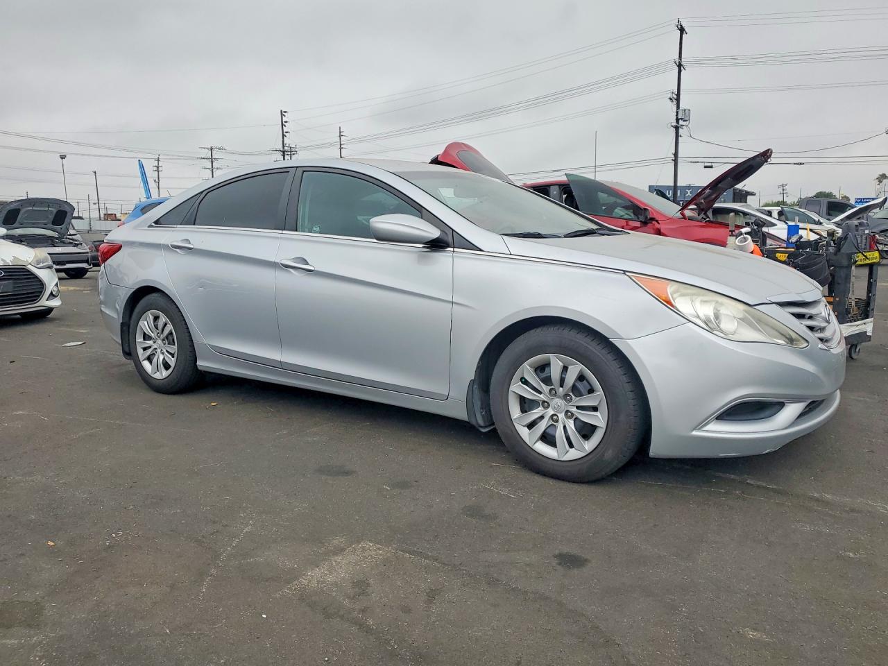 2011 Hyundai Sonata Gls Silver vin: 5NPEB4ACXBH098377