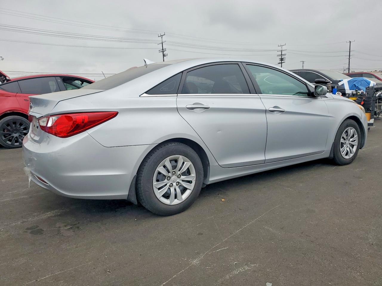 2011 Hyundai Sonata Gls Silver vin: 5NPEB4ACXBH098377