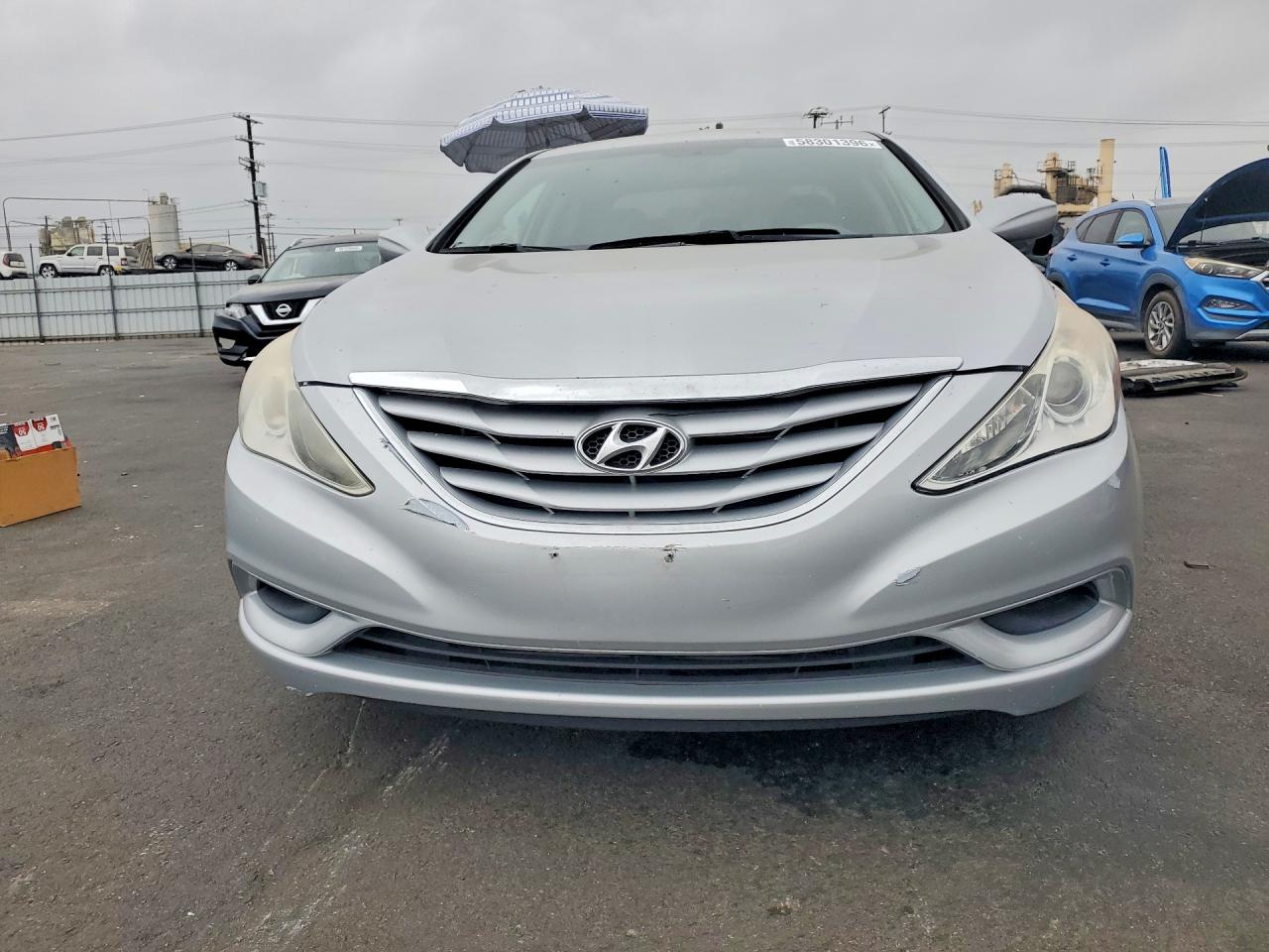 2011 Hyundai Sonata Gls Silver vin: 5NPEB4ACXBH098377