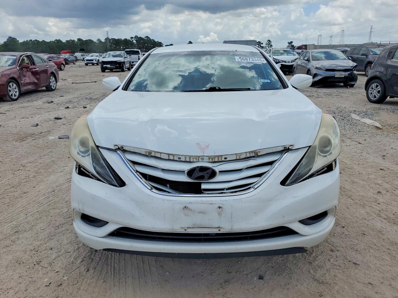 2011 Hyundai Sonata Gls White vin: 5NPEB4ACXBH107742