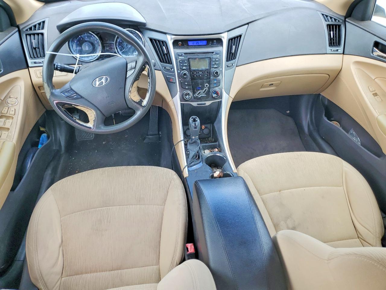 2011 Hyundai Sonata Gls White vin: 5NPEB4ACXBH107742
