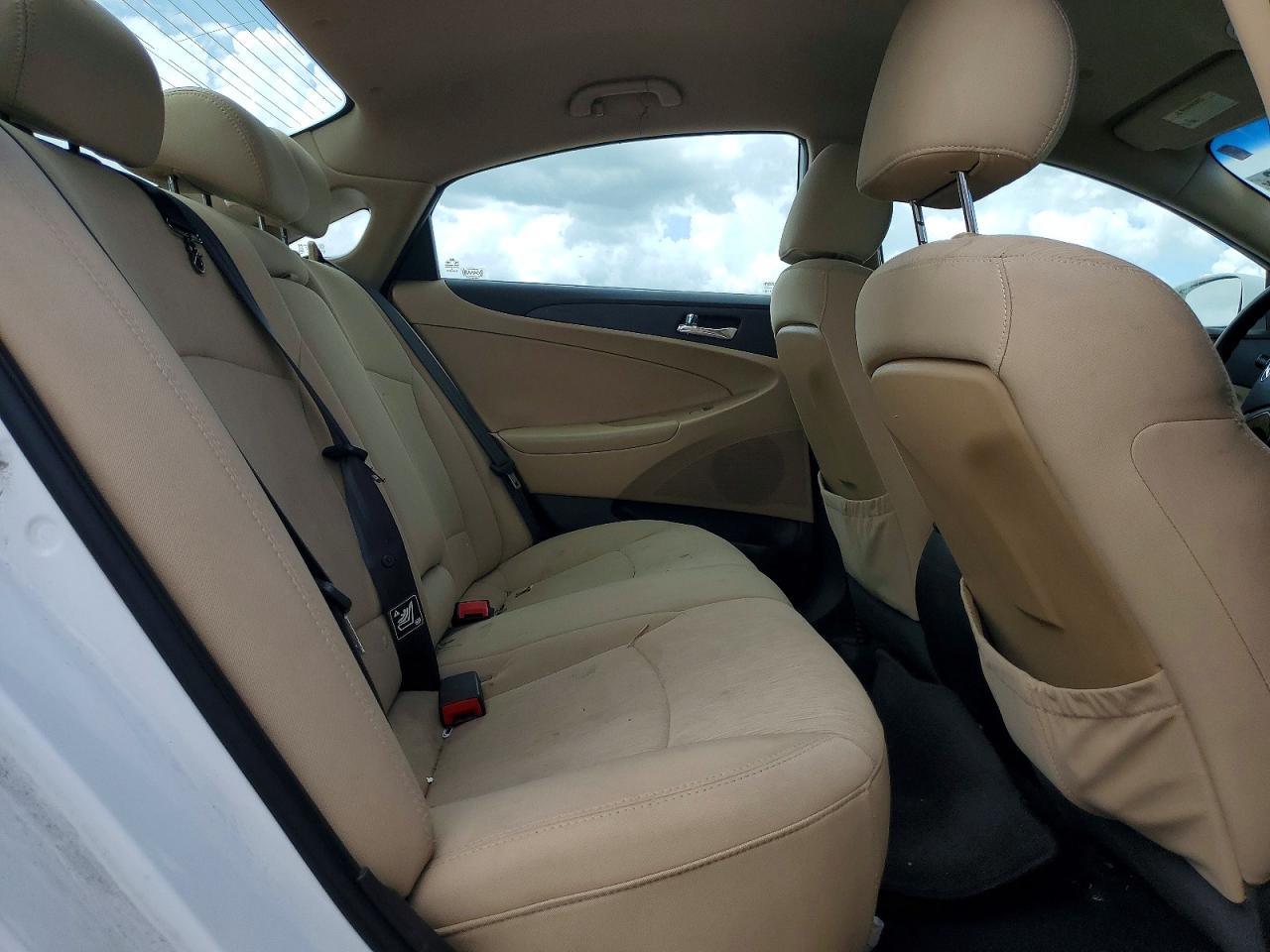 2011 Hyundai Sonata Gls White vin: 5NPEB4ACXBH107742