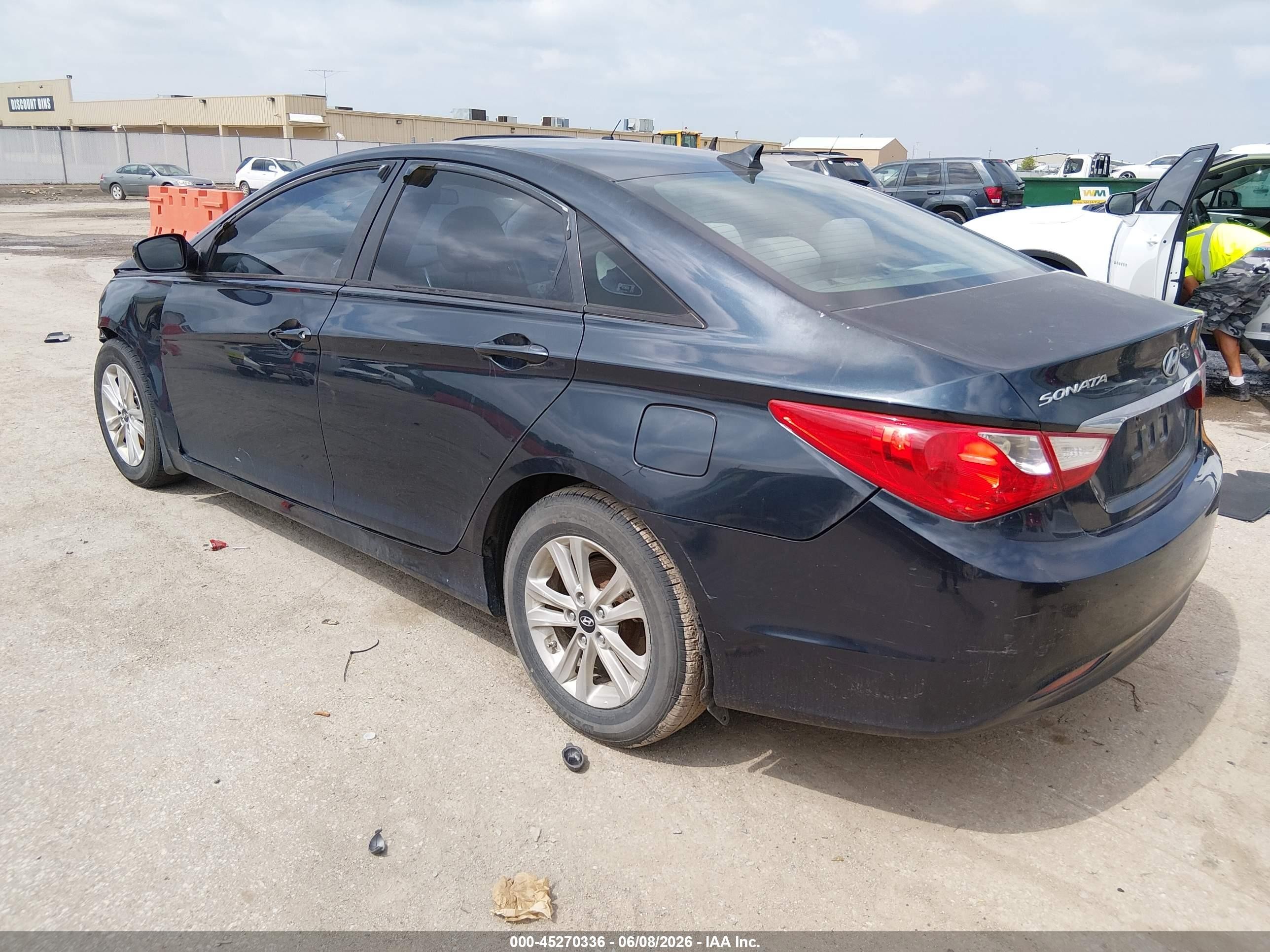 2011 Hyundai Sonata Gls Blue vin: 5NPEB4ACXBH111015