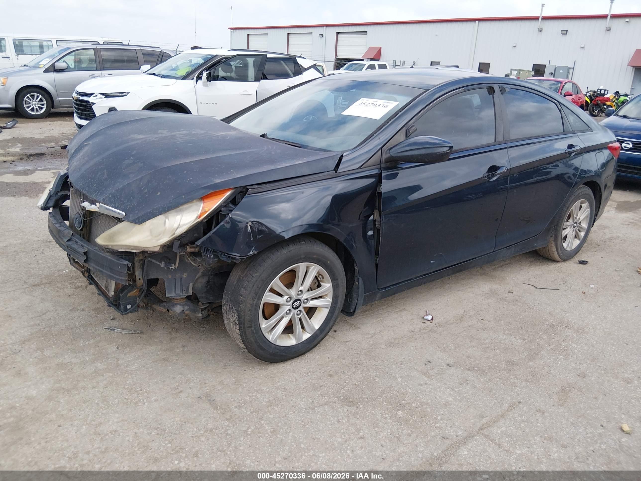 2011 Hyundai Sonata Gls Blue vin: 5NPEB4ACXBH111015