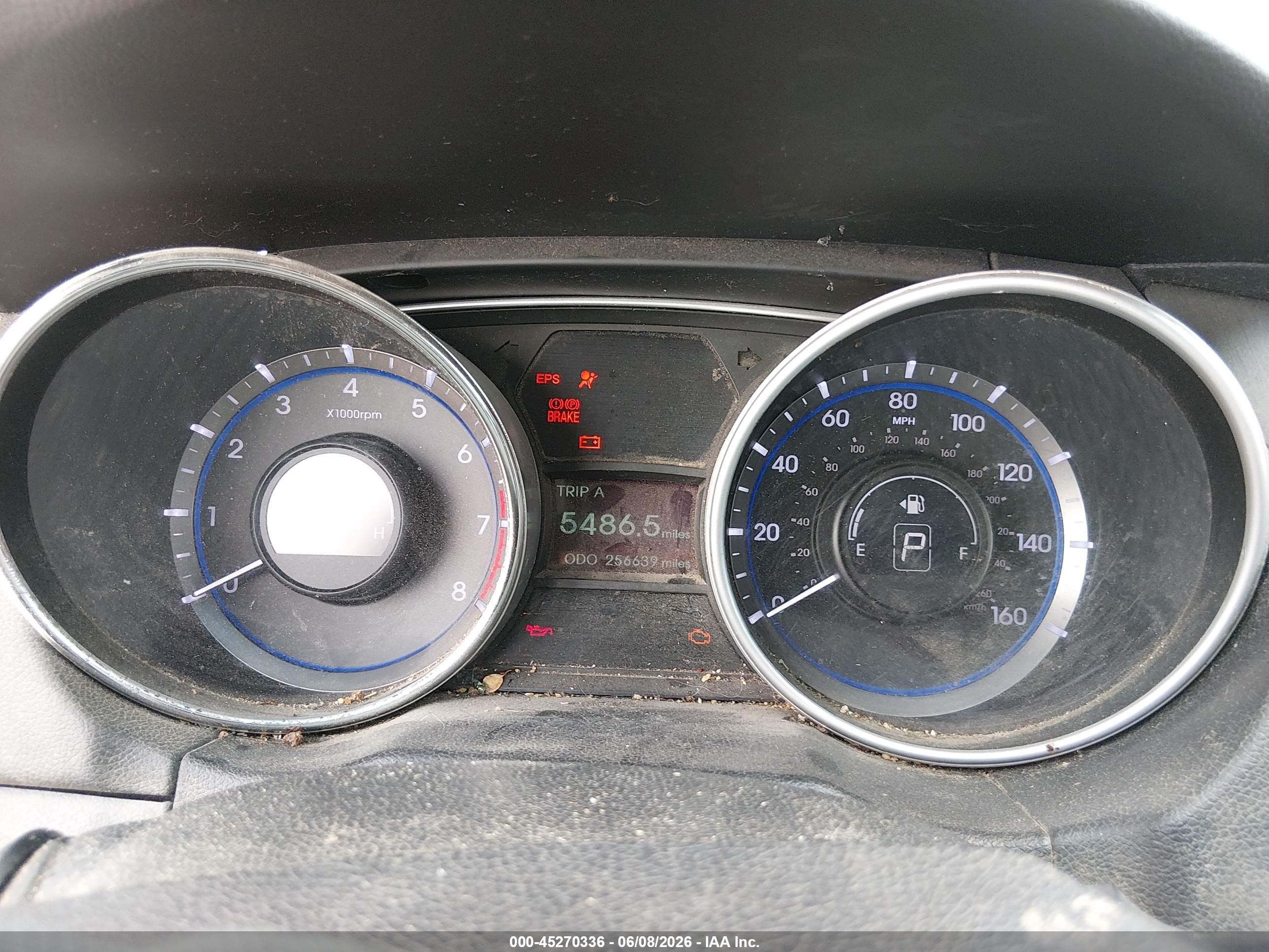2011 Hyundai Sonata Gls Blue vin: 5NPEB4ACXBH111015