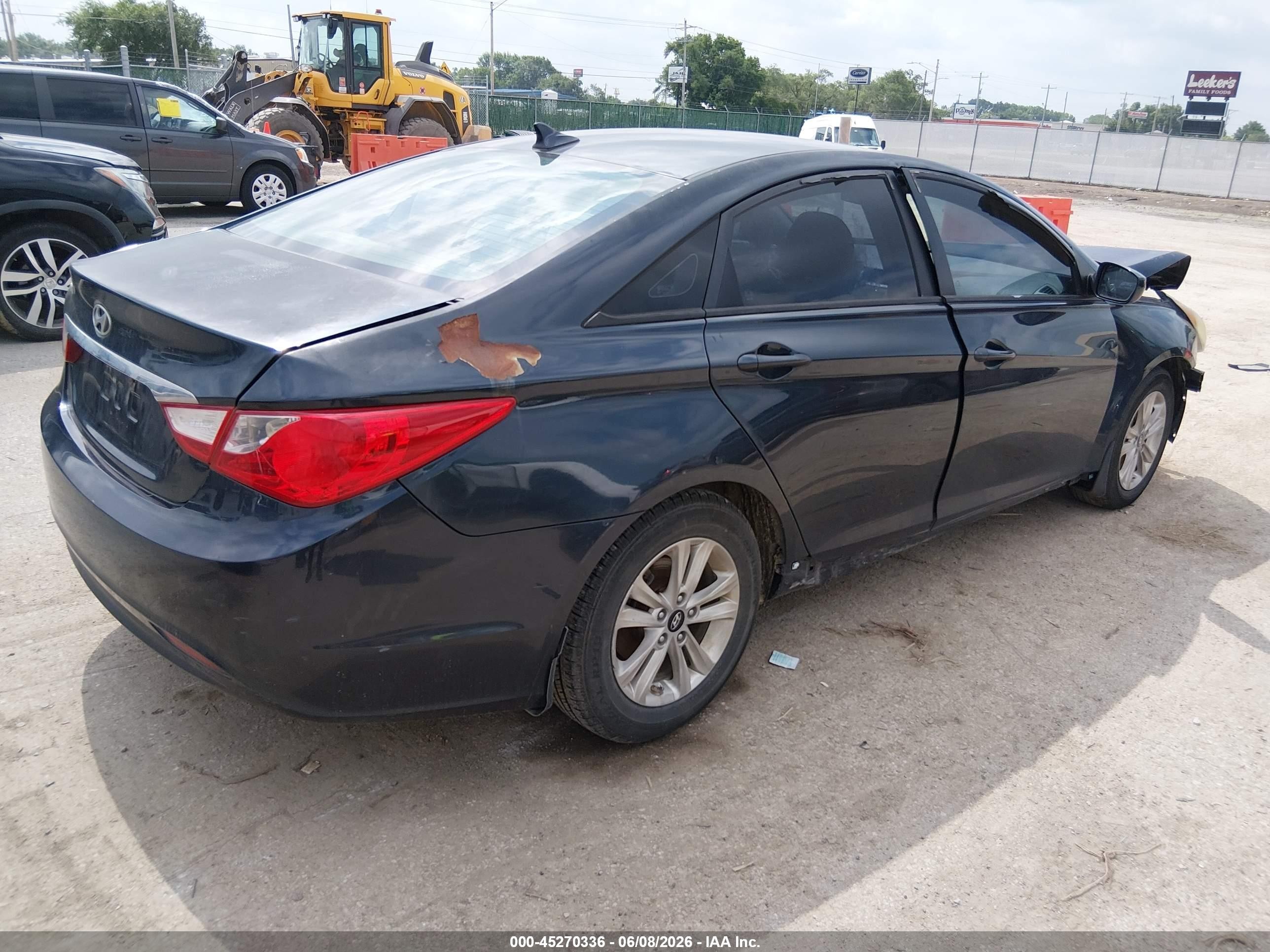 2011 Hyundai Sonata Gls Blue vin: 5NPEB4ACXBH111015