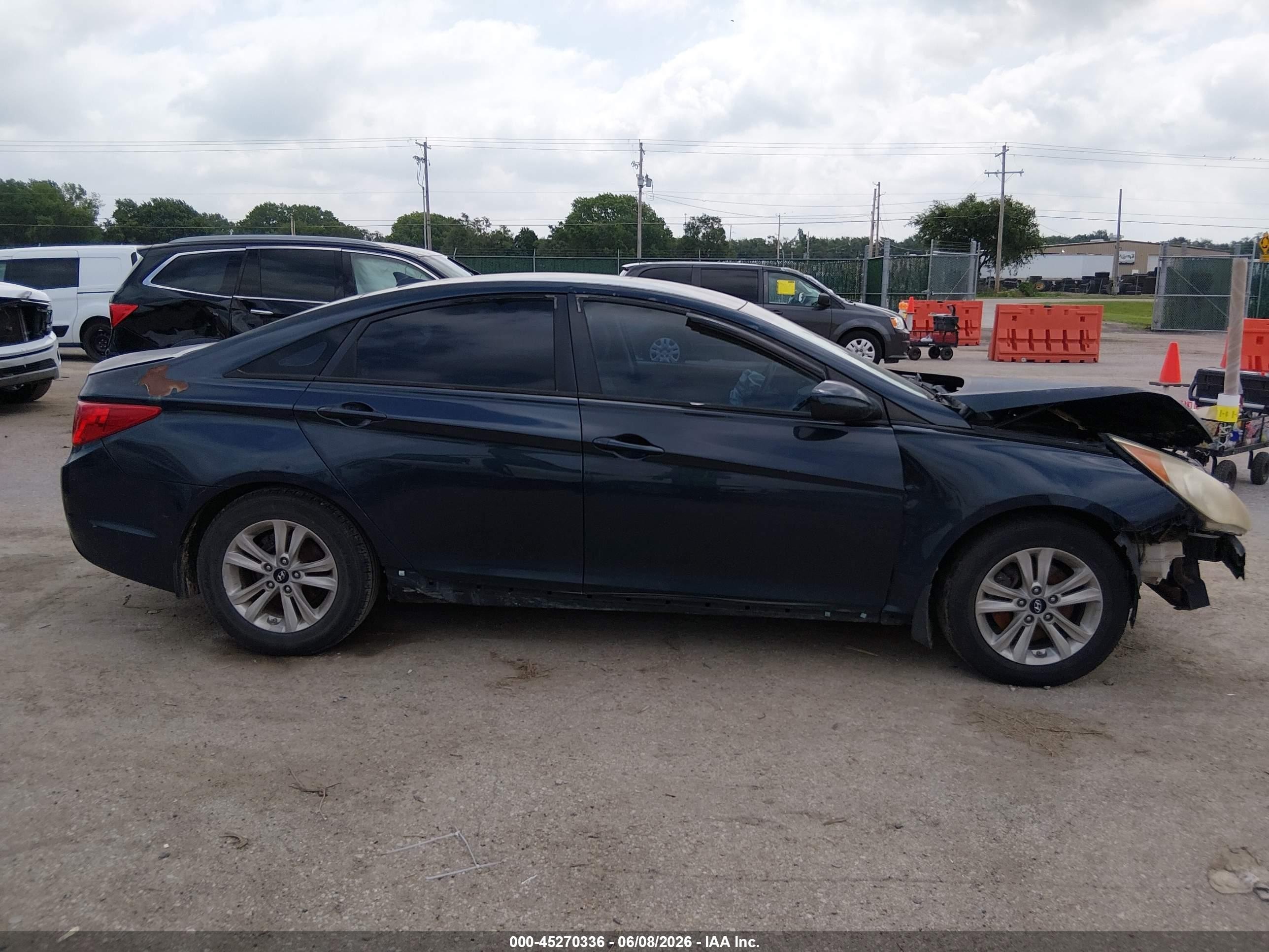 2011 Hyundai Sonata Gls Blue vin: 5NPEB4ACXBH111015
