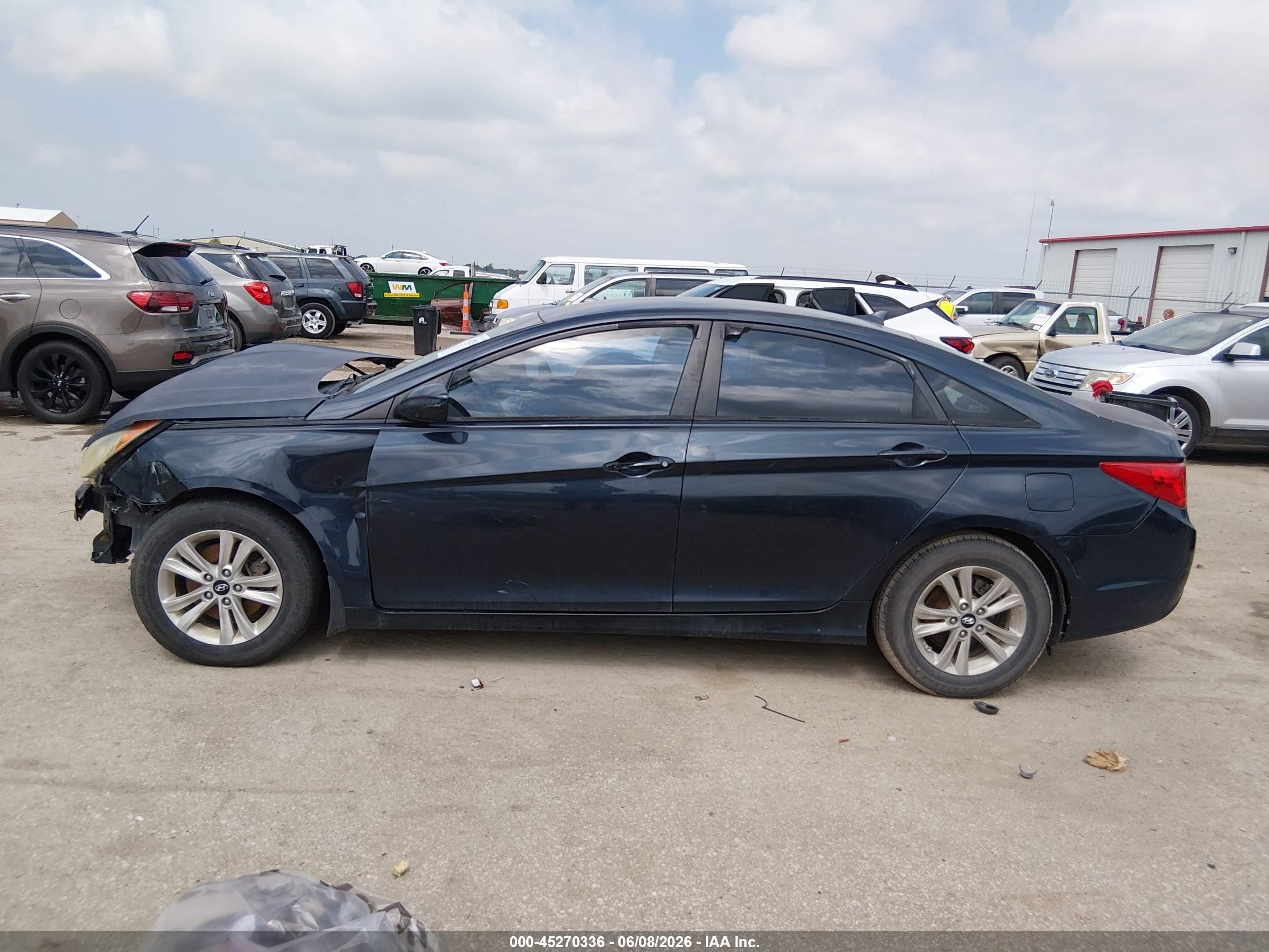 2011 Hyundai Sonata Gls Blue vin: 5NPEB4ACXBH111015