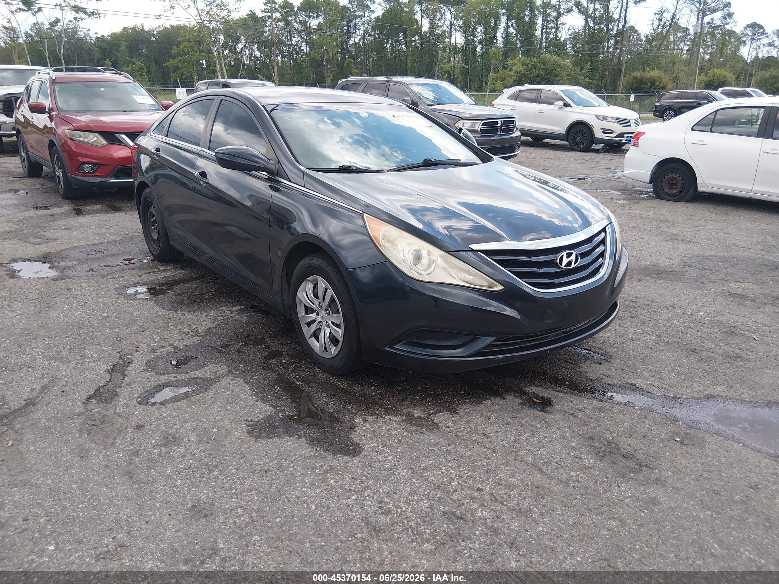 2011 Hyundai Sonata Gls Blue vin: 5NPEB4ACXBH114643