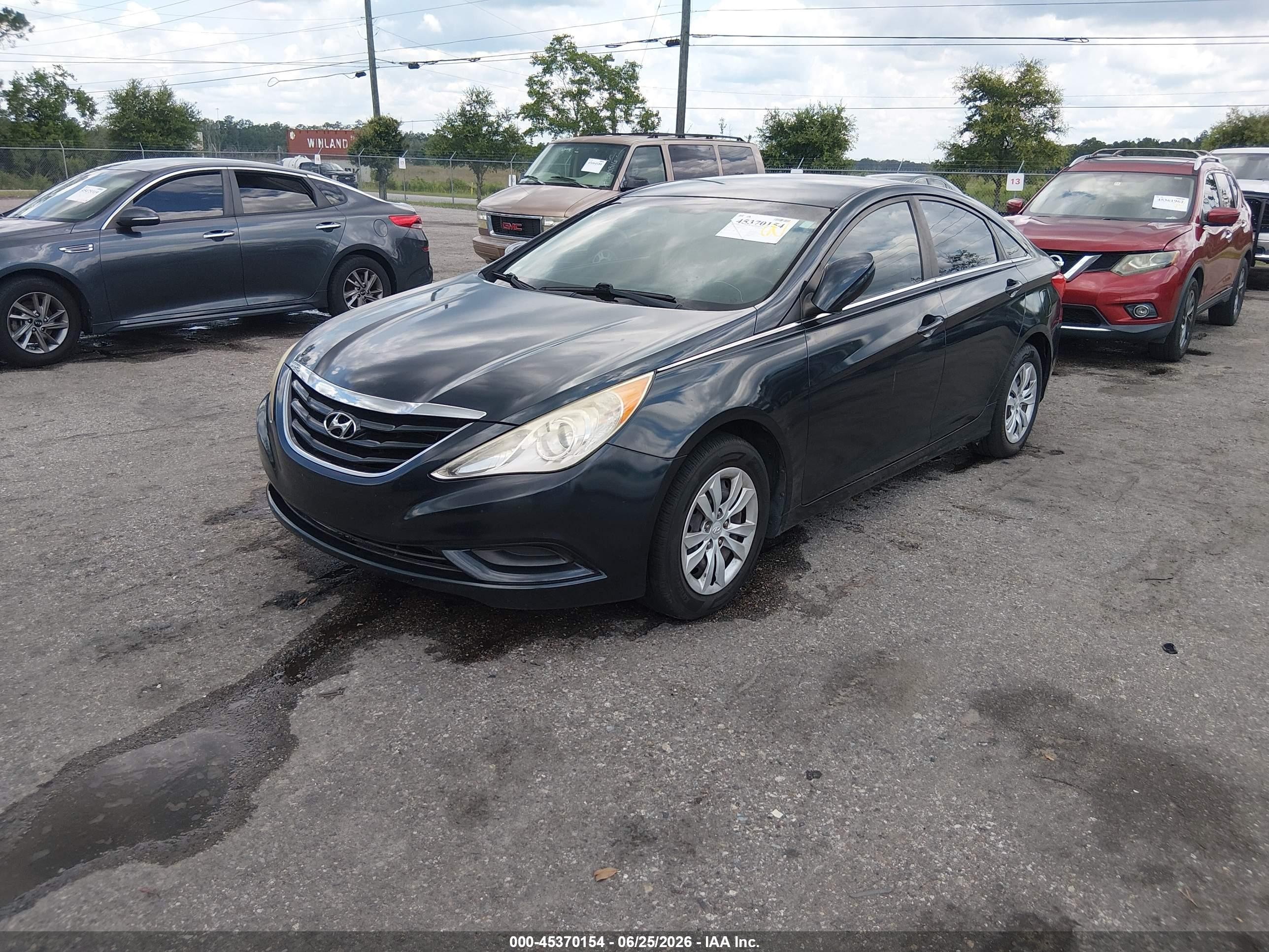 2011 Hyundai Sonata Gls Blue vin: 5NPEB4ACXBH114643