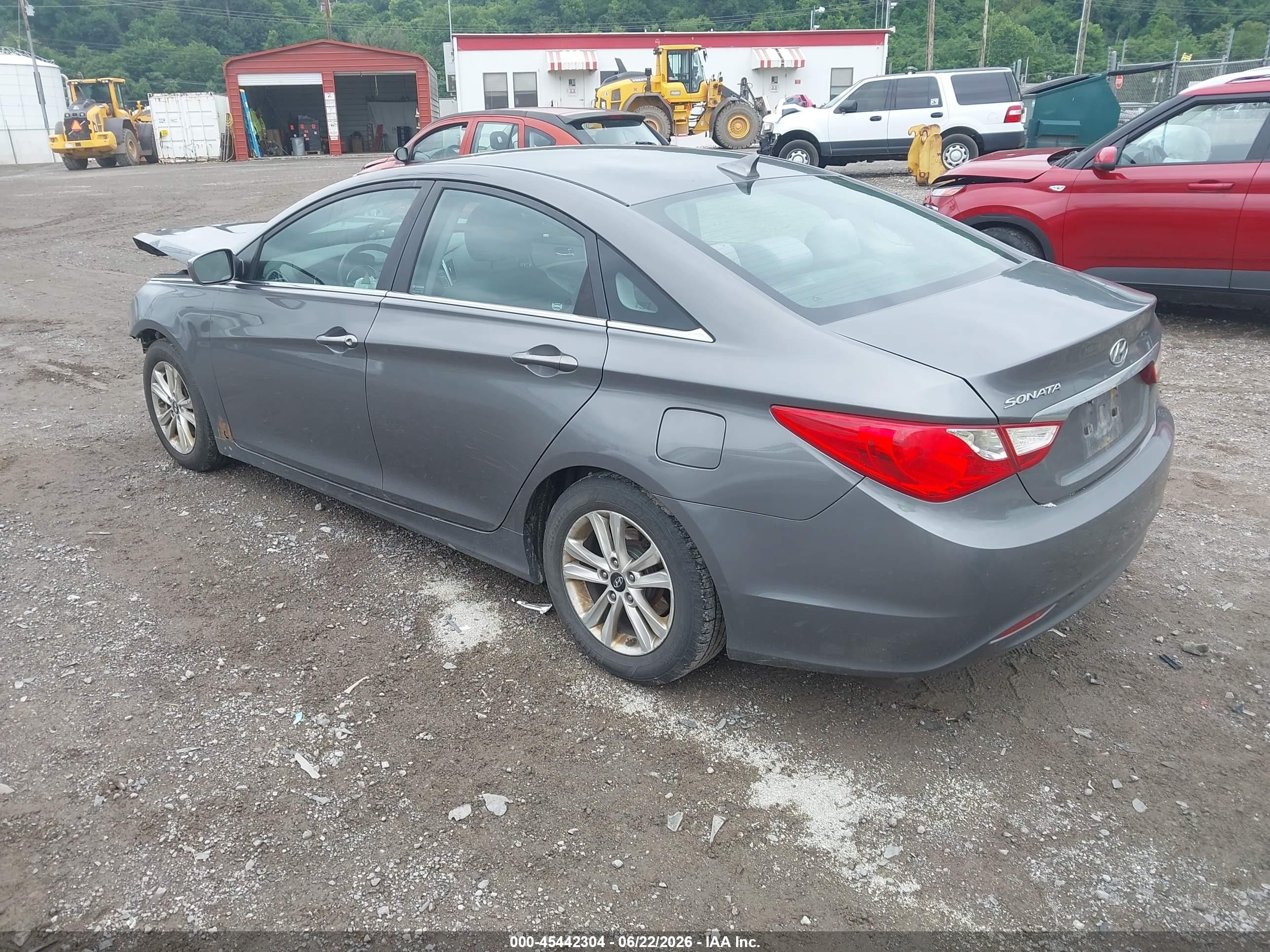 2011 Hyundai Sonata Gls Gray vin: 5NPEB4ACXBH123147