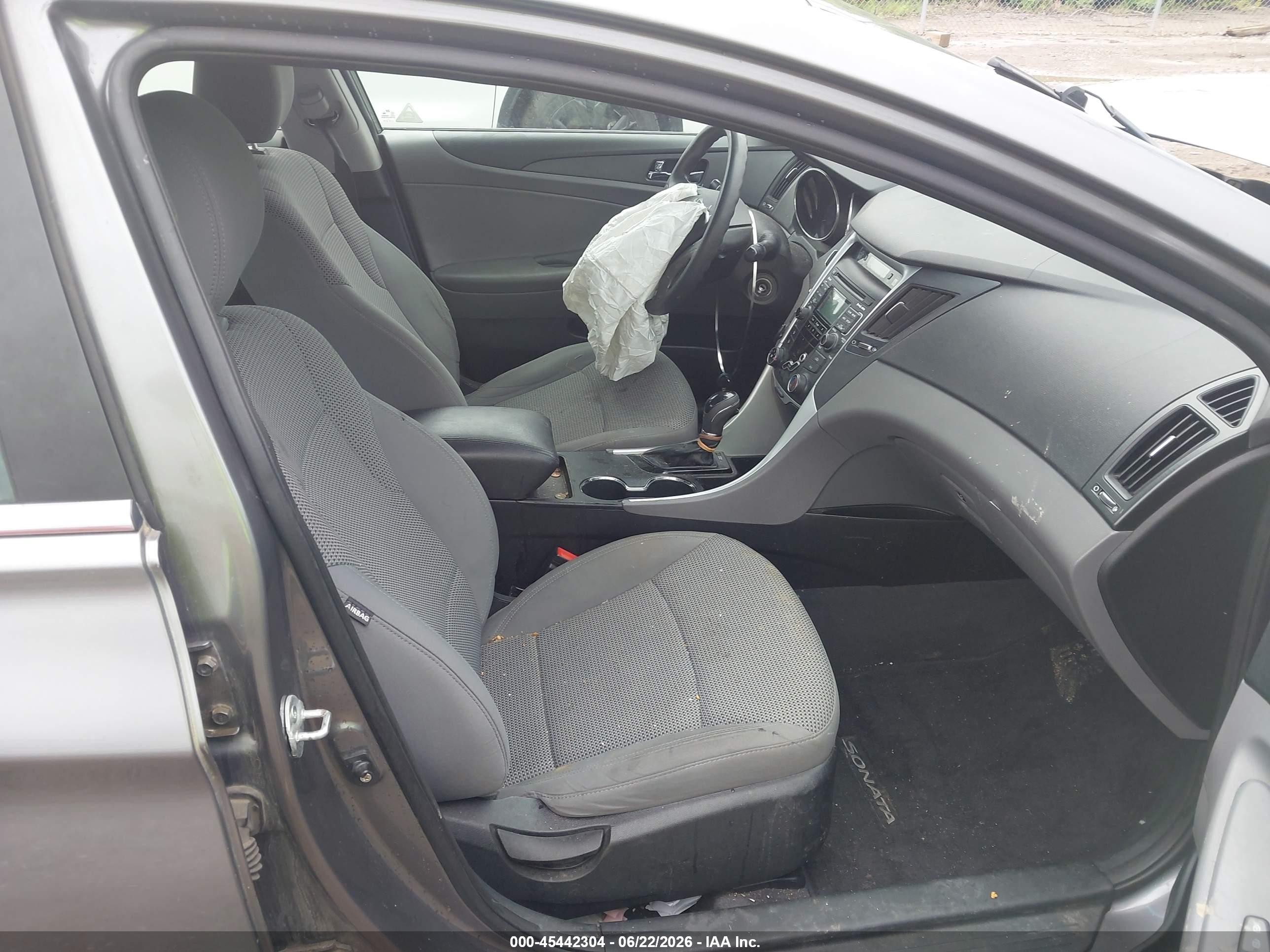 2011 Hyundai Sonata Gls Gray vin: 5NPEB4ACXBH123147