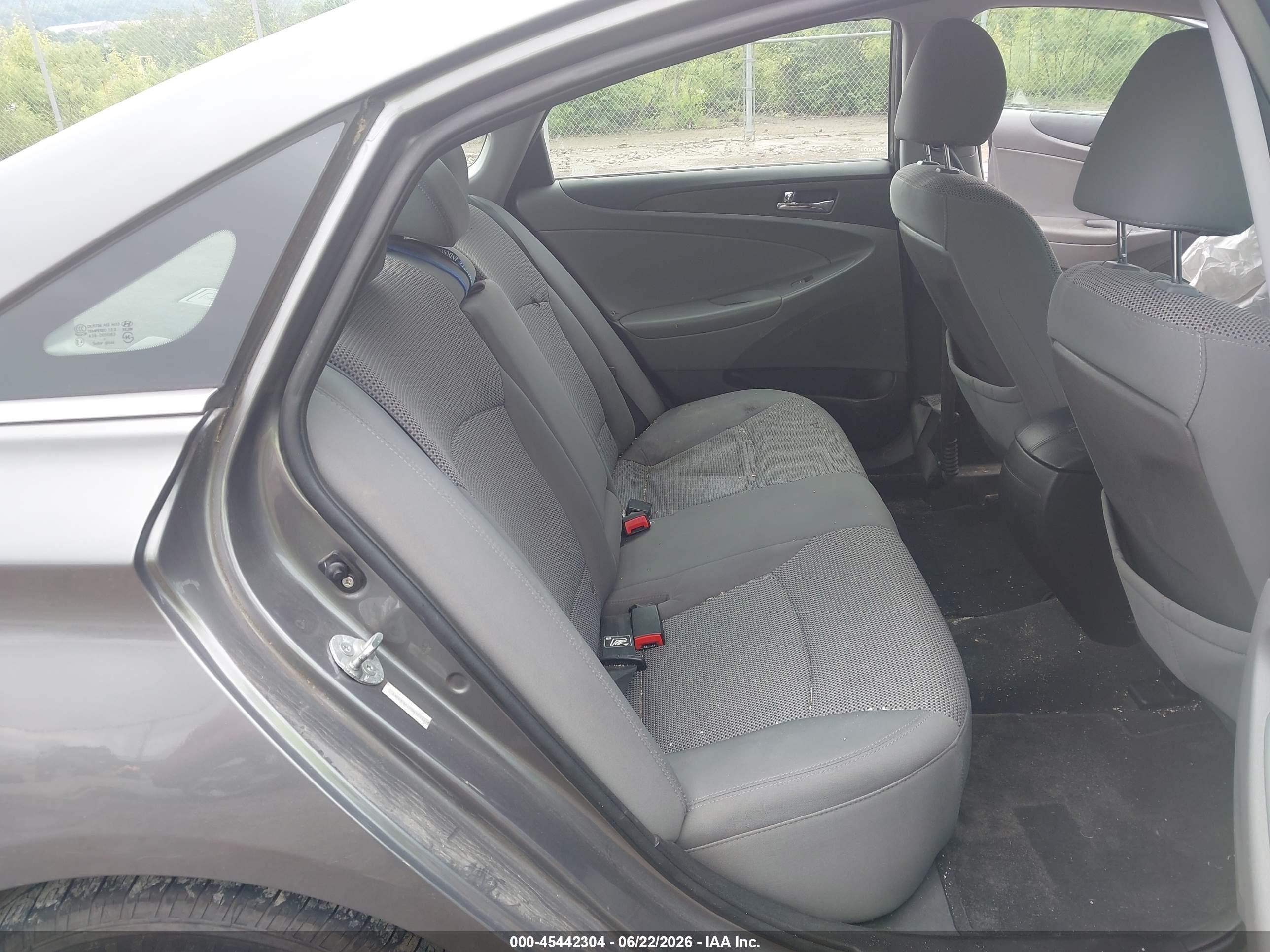 2011 Hyundai Sonata Gls Gray vin: 5NPEB4ACXBH123147