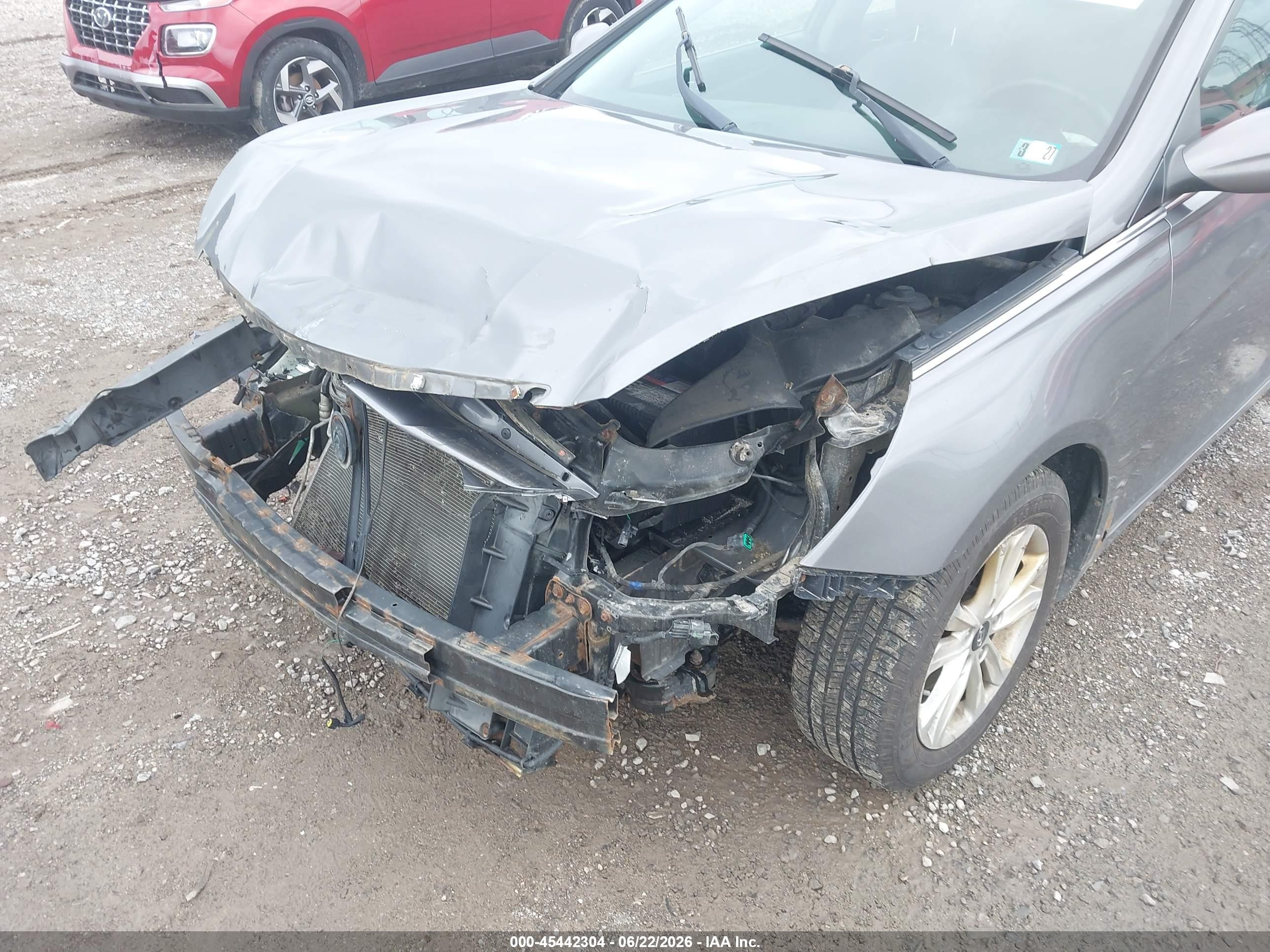 2011 Hyundai Sonata Gls Gray vin: 5NPEB4ACXBH123147