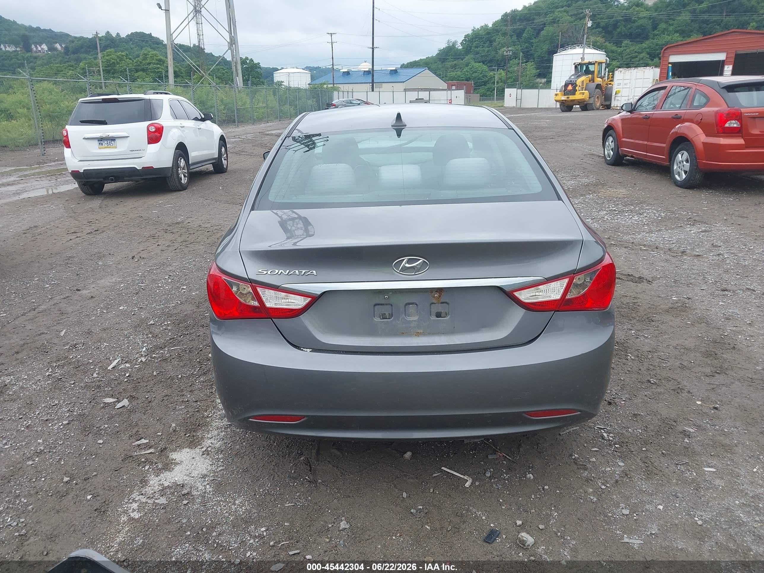 2011 Hyundai Sonata Gls Gray vin: 5NPEB4ACXBH123147