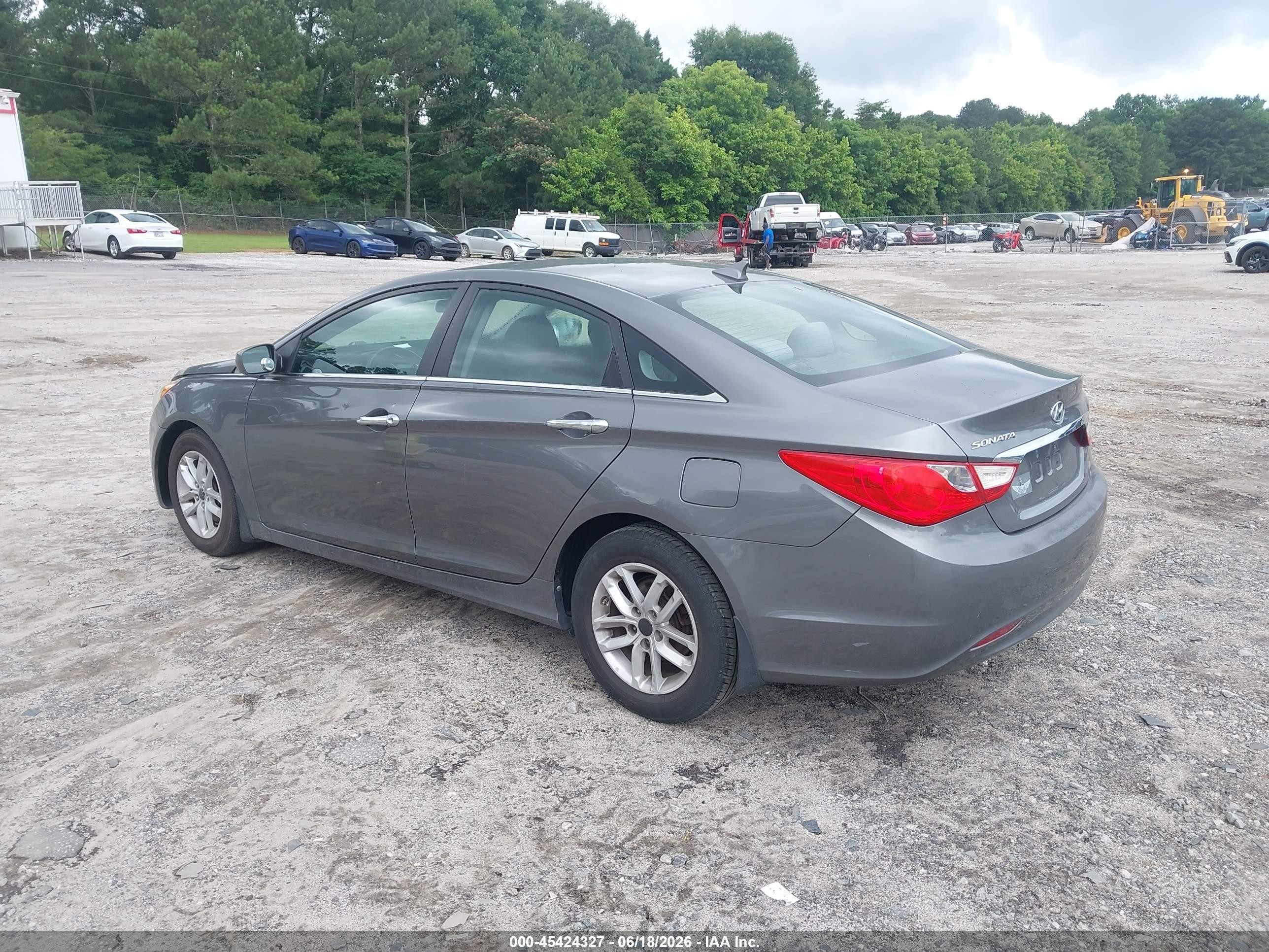 2011 Hyundai Sonata Gls Gray vin: 5NPEB4ACXBH123178