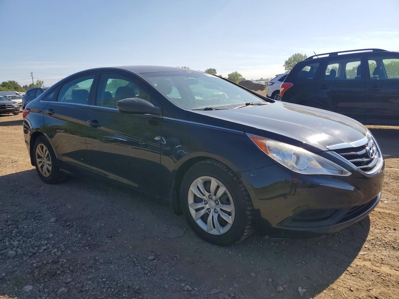 2011 Hyundai Sonata Gls Черный vin: 5NPEB4ACXBH145052