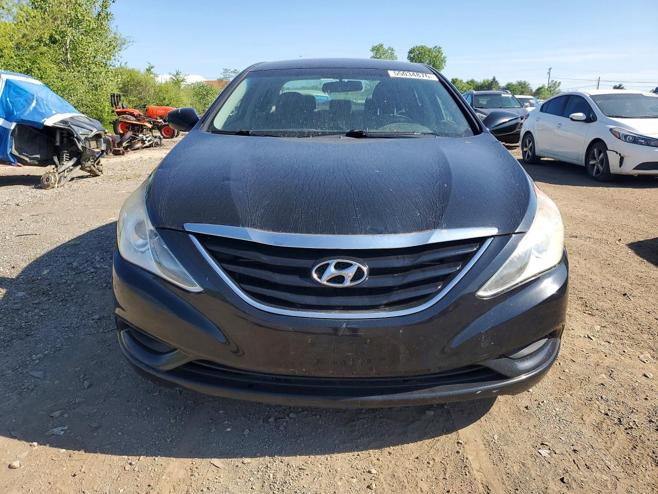 2011 Hyundai Sonata Gls Черный vin: 5NPEB4ACXBH145052