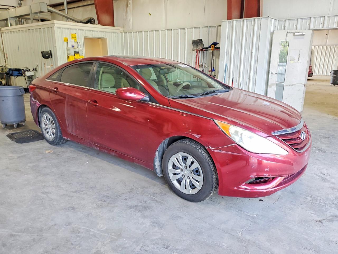 2011 Hyundai Sonata Gls Maroon vin: 5NPEB4ACXBH148677