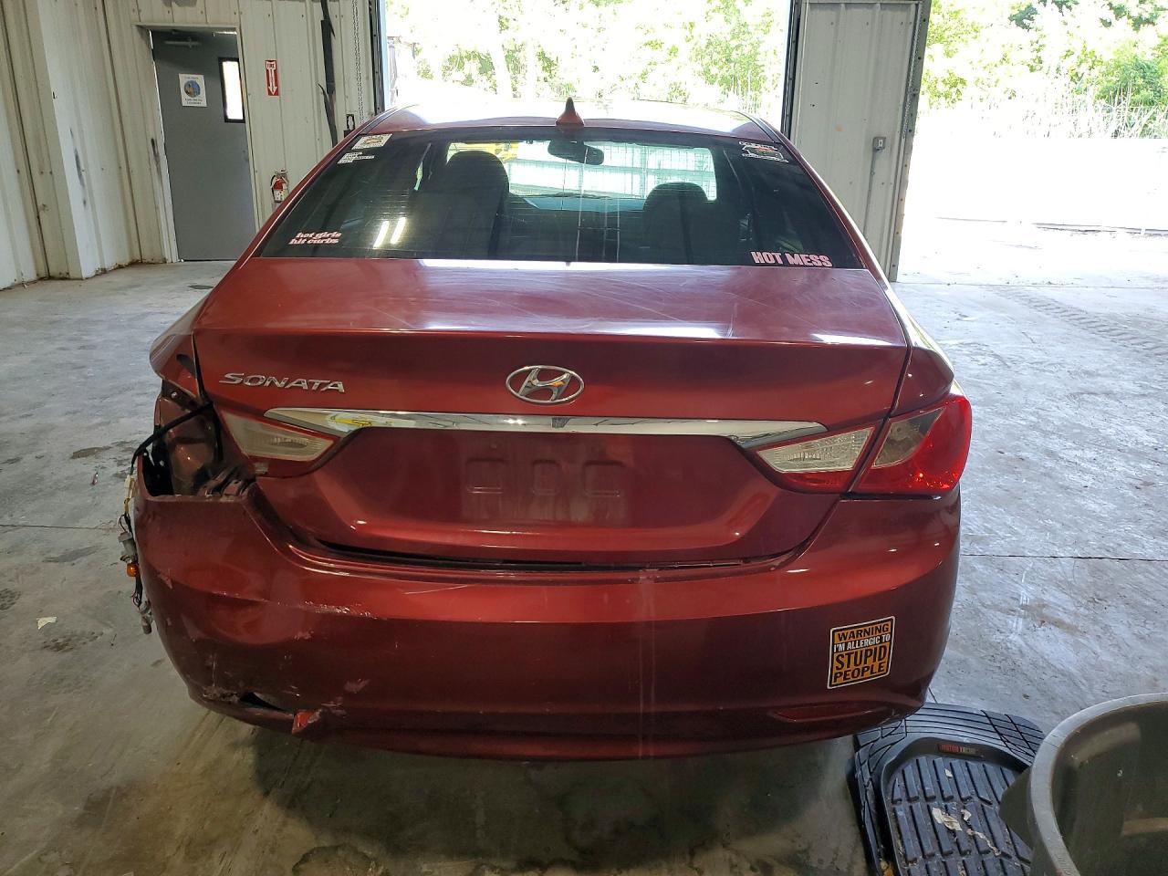 2011 Hyundai Sonata Gls Maroon vin: 5NPEB4ACXBH148677