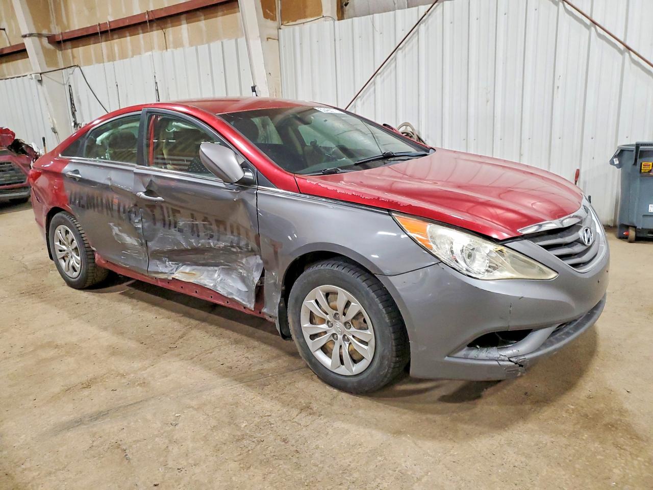 2011 Hyundai Sonata Gls Burgundy vin: 5NPEB4ACXBH167228