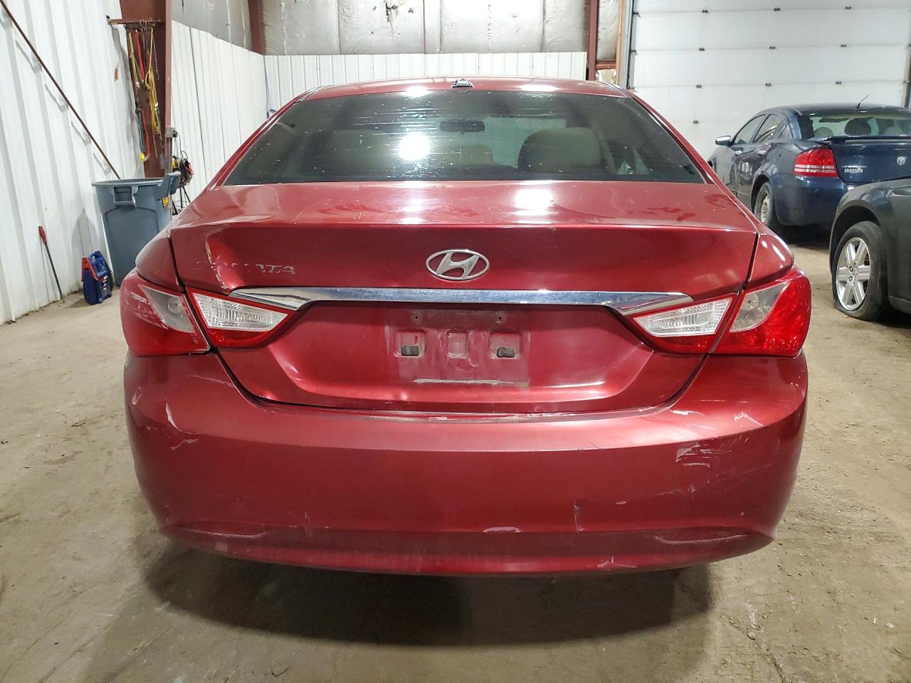 2011 Hyundai Sonata Gls Burgundy vin: 5NPEB4ACXBH167228