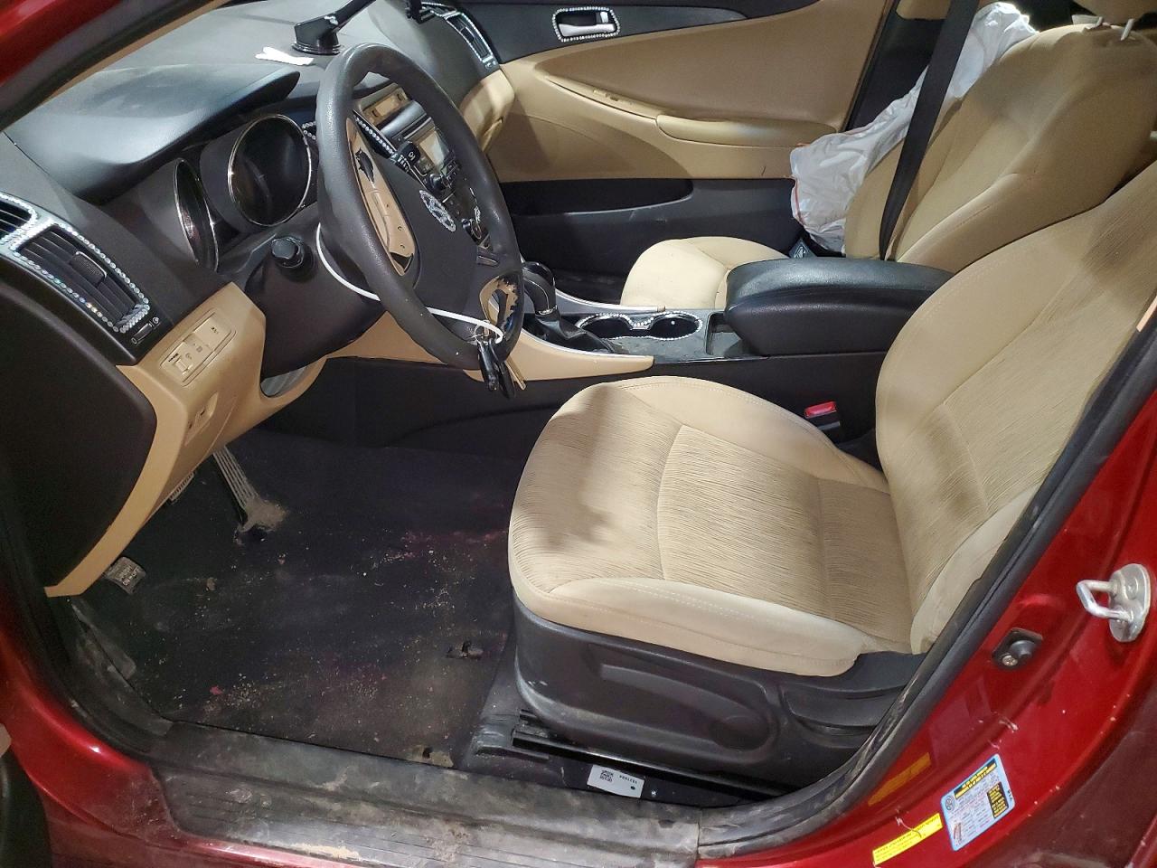 2011 Hyundai Sonata Gls Burgundy vin: 5NPEB4ACXBH167228