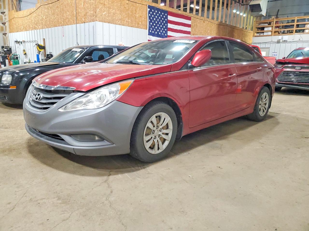 2011 Hyundai Sonata Gls Burgundy vin: 5NPEB4ACXBH167228