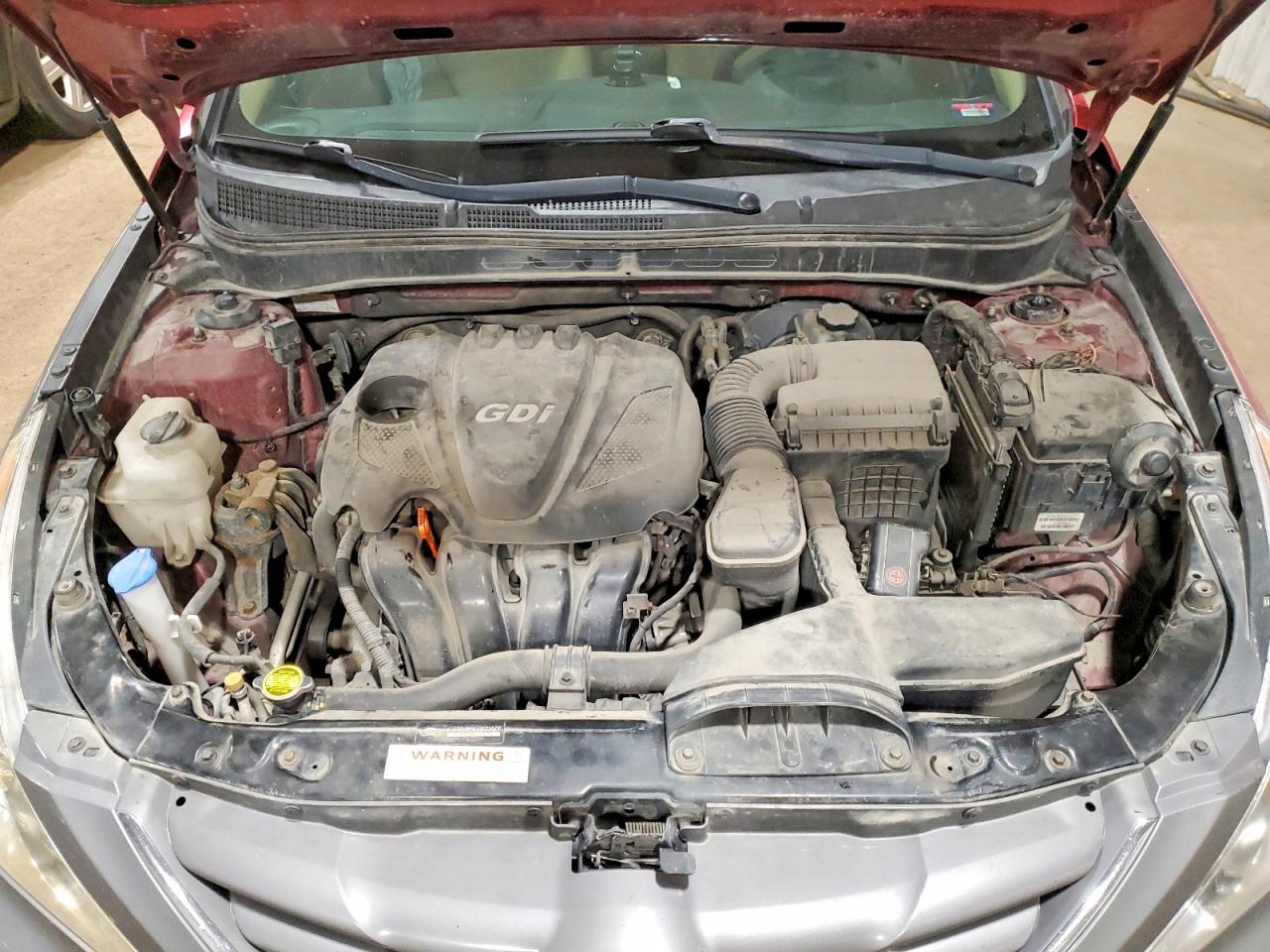 2011 Hyundai Sonata Gls Burgundy vin: 5NPEB4ACXBH167228