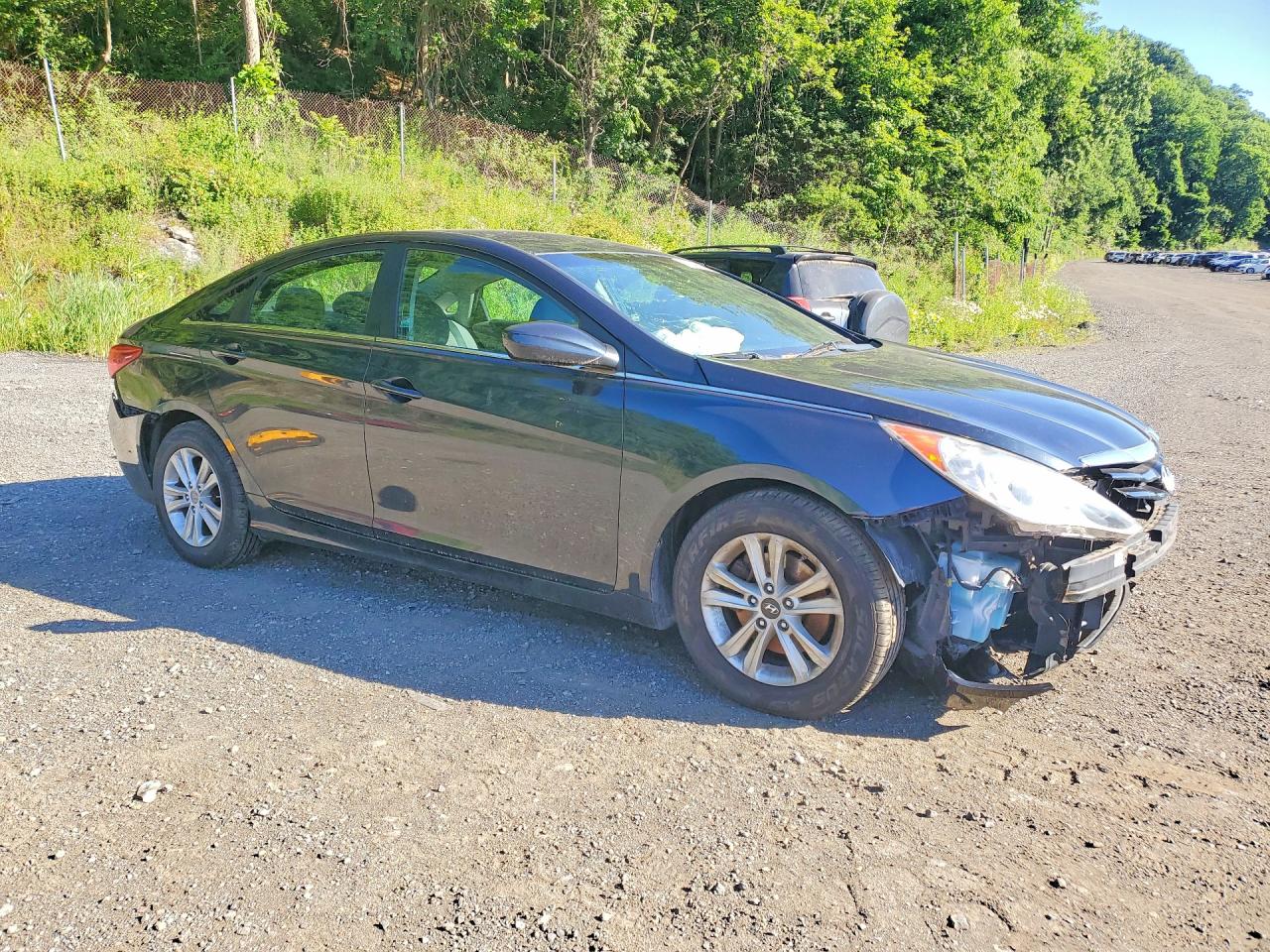 2011 Hyundai Sonata Gls Blue vin: 5NPEB4ACXBH168105