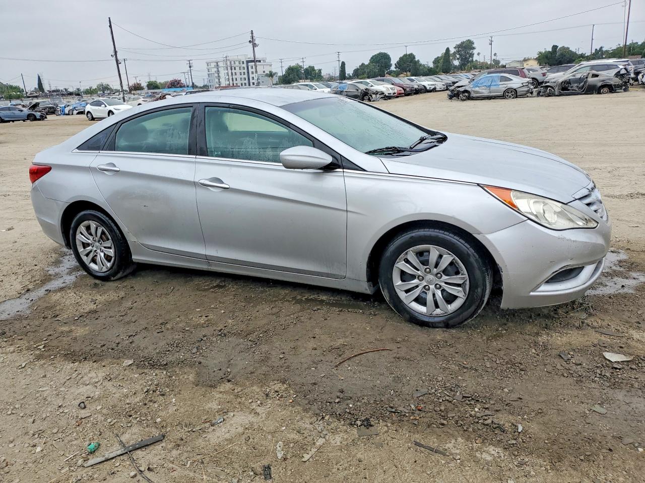 2011 Hyundai Sonata Gls Silver vin: 5NPEB4ACXBH177631
