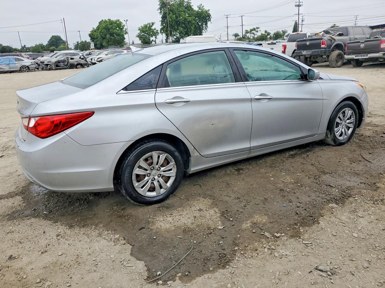 2011 Hyundai Sonata Gls Silver vin: 5NPEB4ACXBH177631