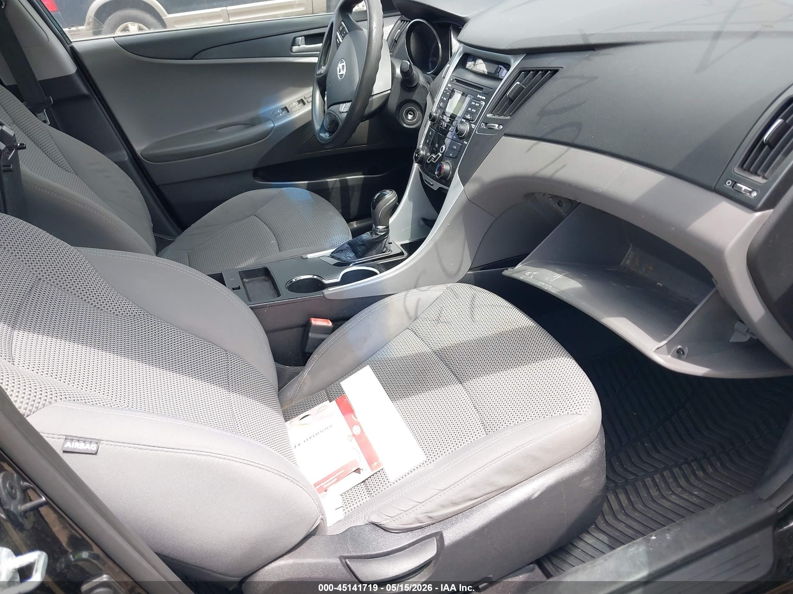 2011 Hyundai Sonata Gls Black vin: 5NPEB4ACXBH182019