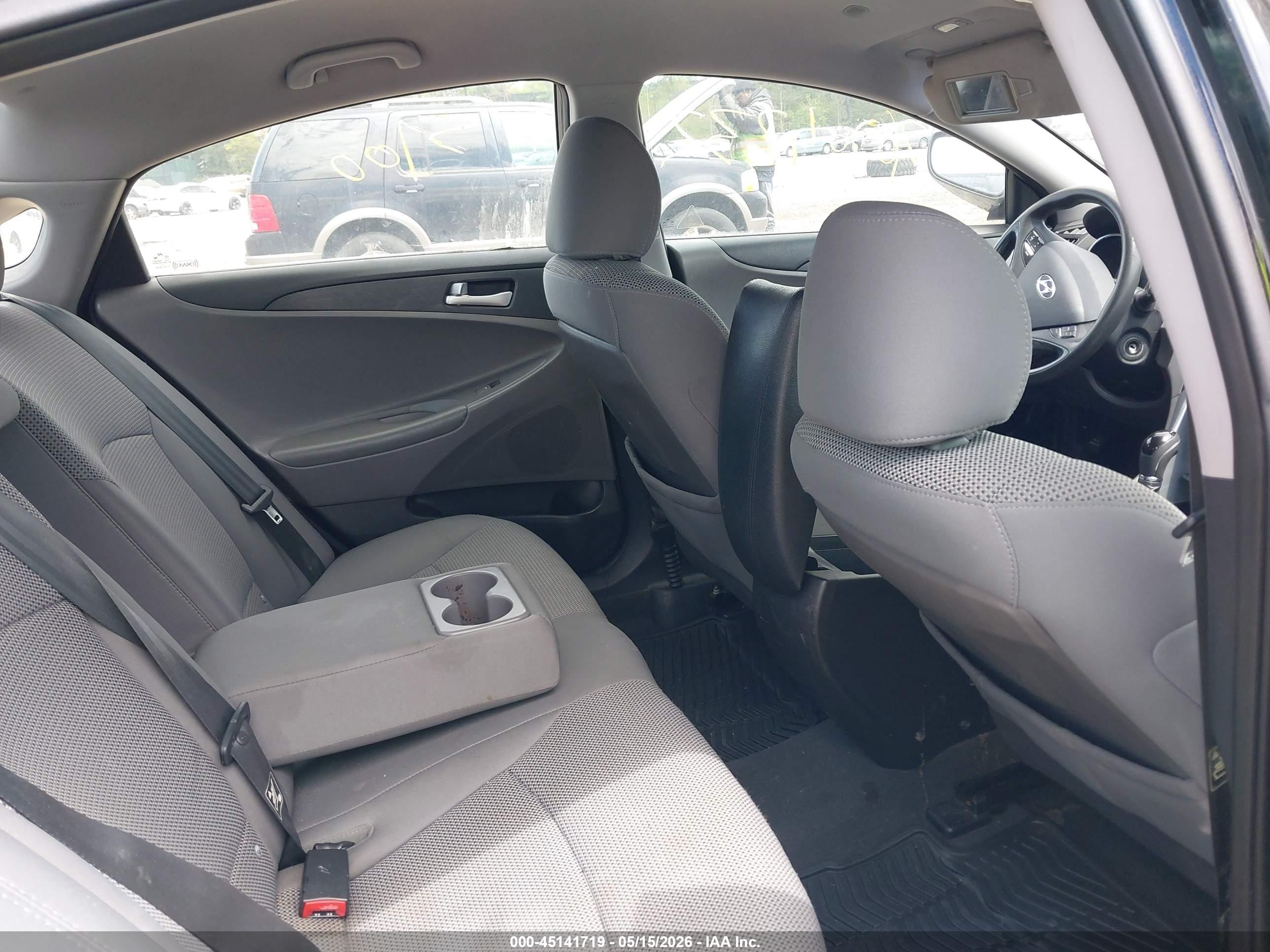 2011 Hyundai Sonata Gls Black vin: 5NPEB4ACXBH182019