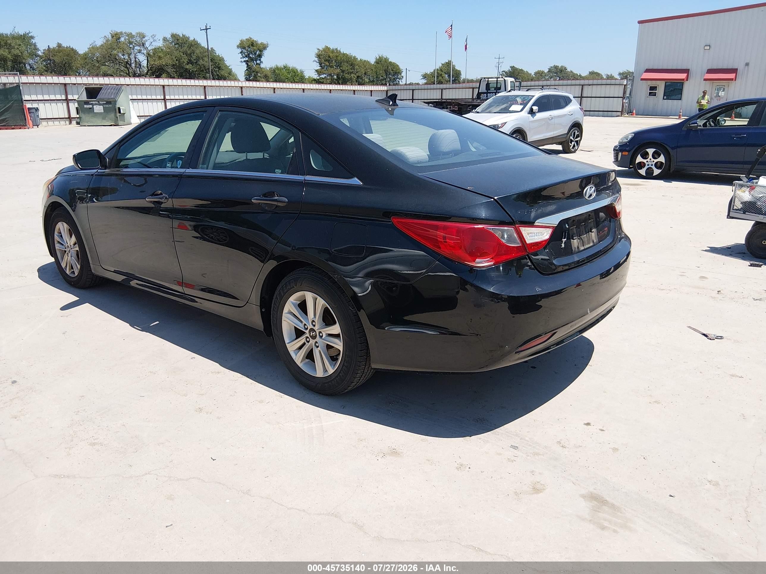 2011 Hyundai Sonata Gls Black vin: 5NPEB4ACXBH183624