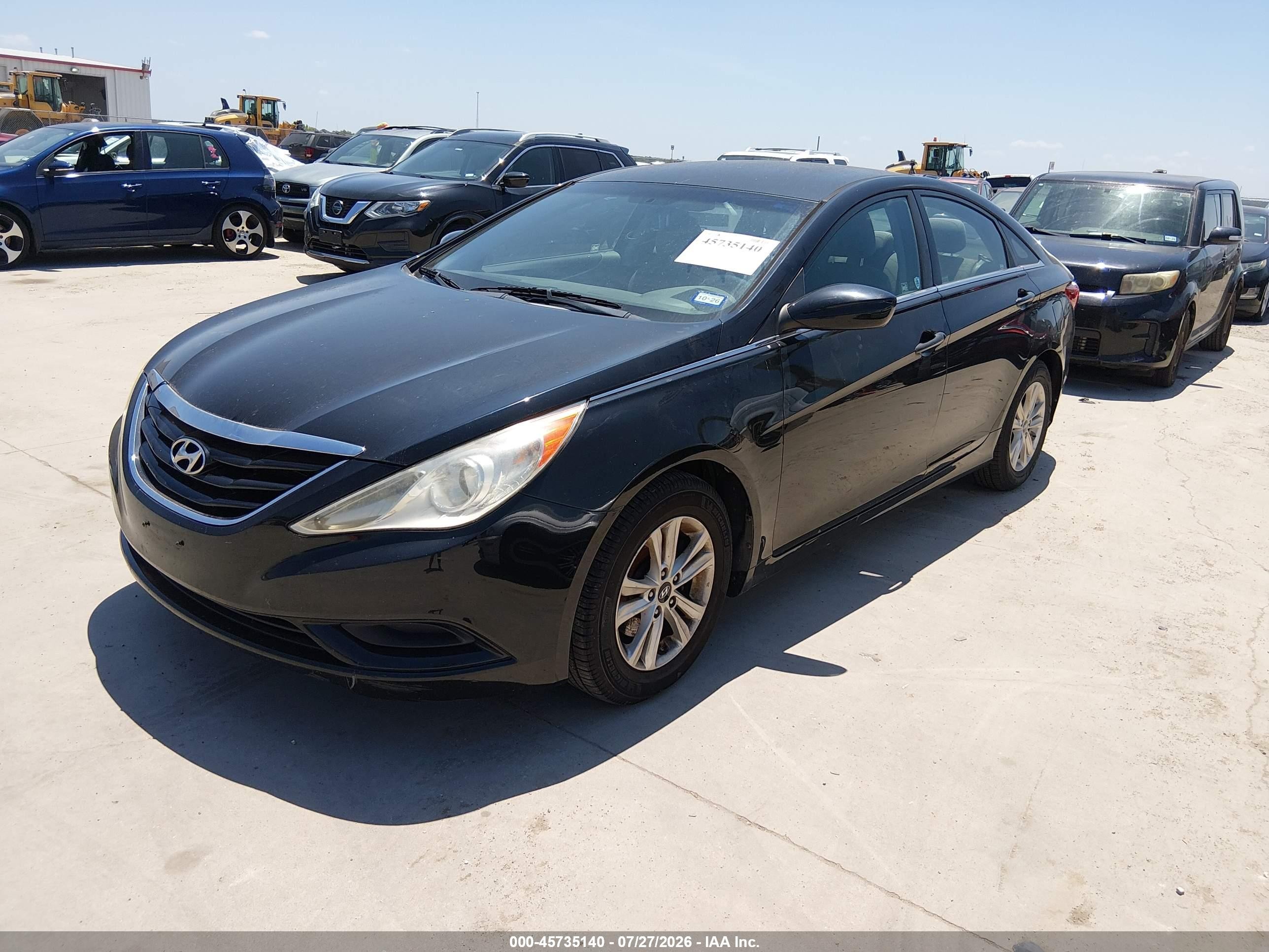 2011 Hyundai Sonata Gls Black vin: 5NPEB4ACXBH183624