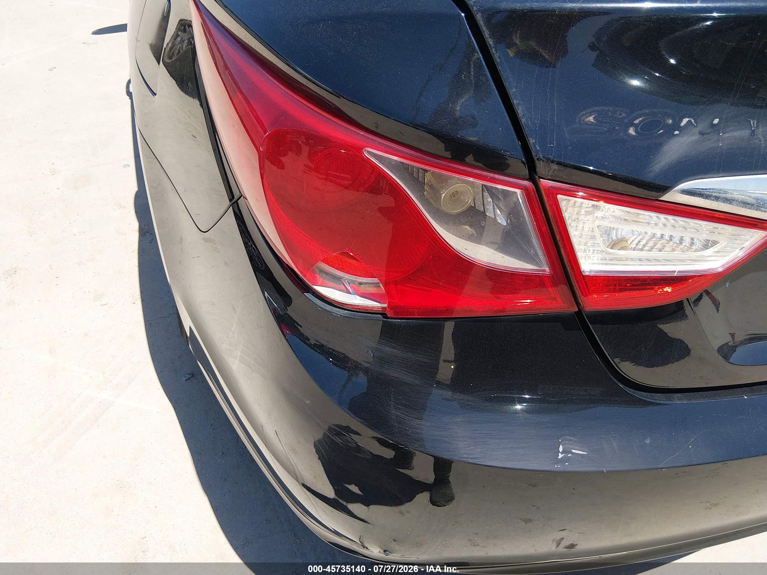 2011 Hyundai Sonata Gls Black vin: 5NPEB4ACXBH183624