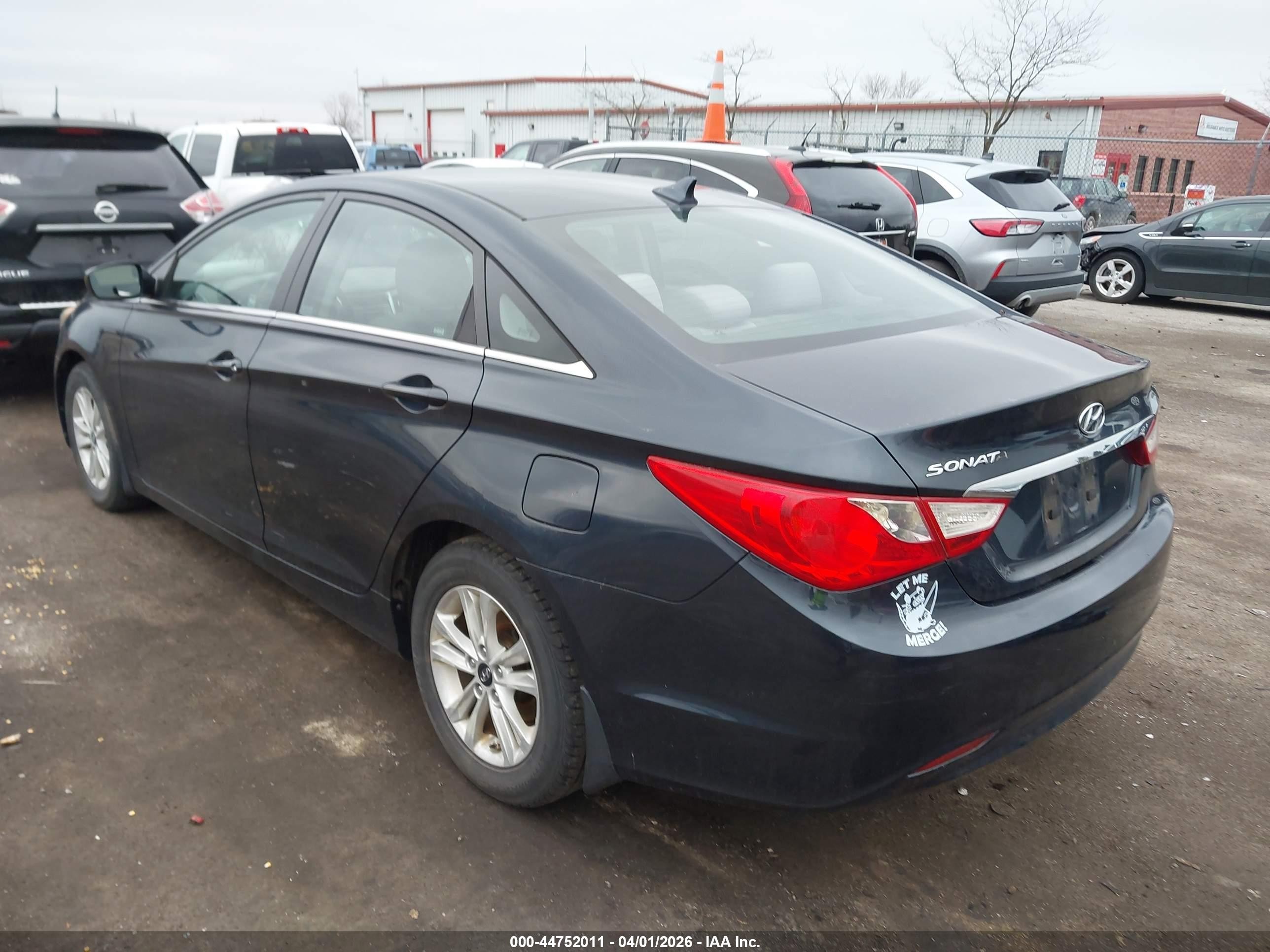 2011 Hyundai Sonata Gls Dark Blue vin: 5NPEB4ACXBH187639