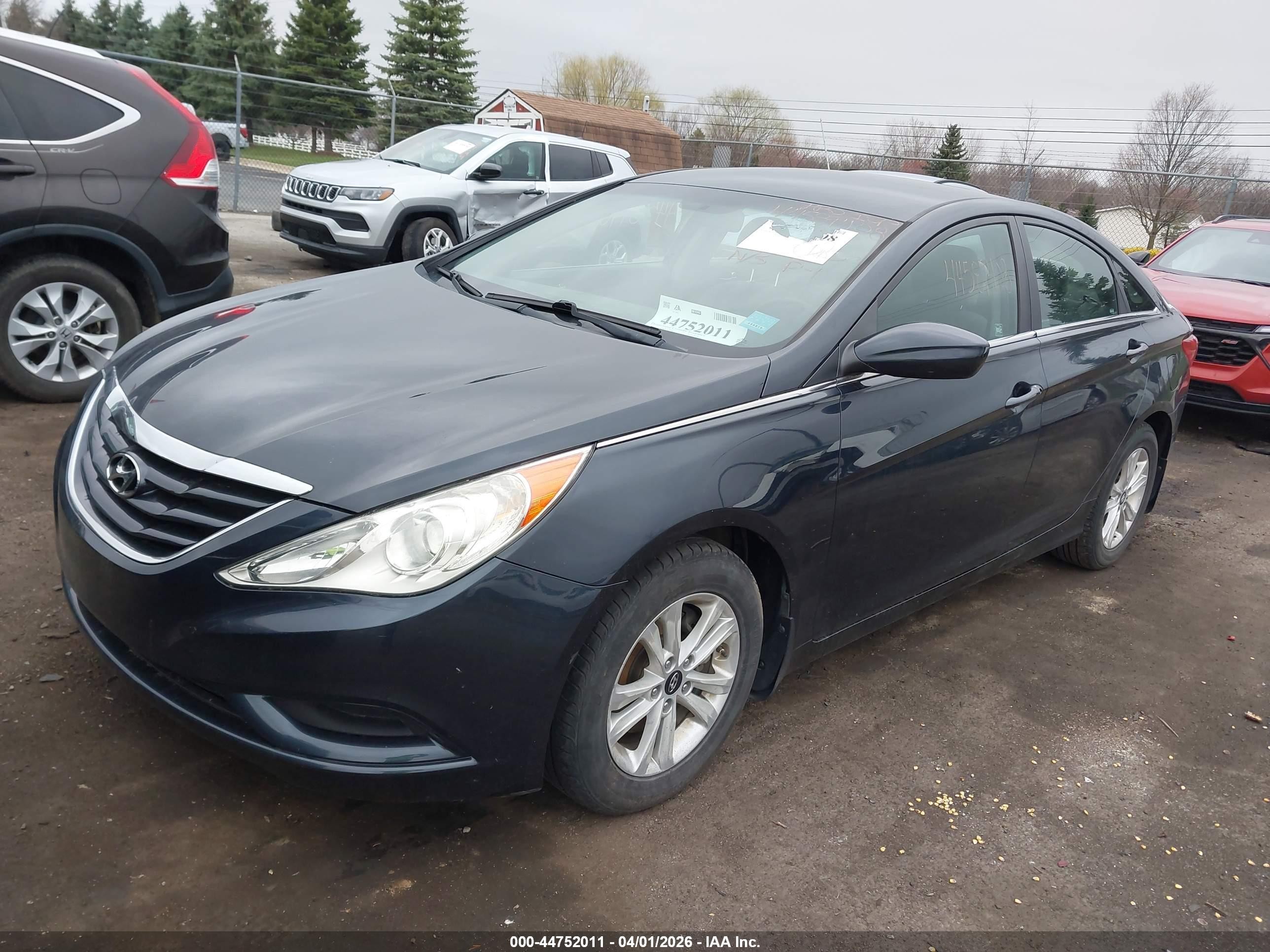 2011 Hyundai Sonata Gls Dark Blue vin: 5NPEB4ACXBH187639