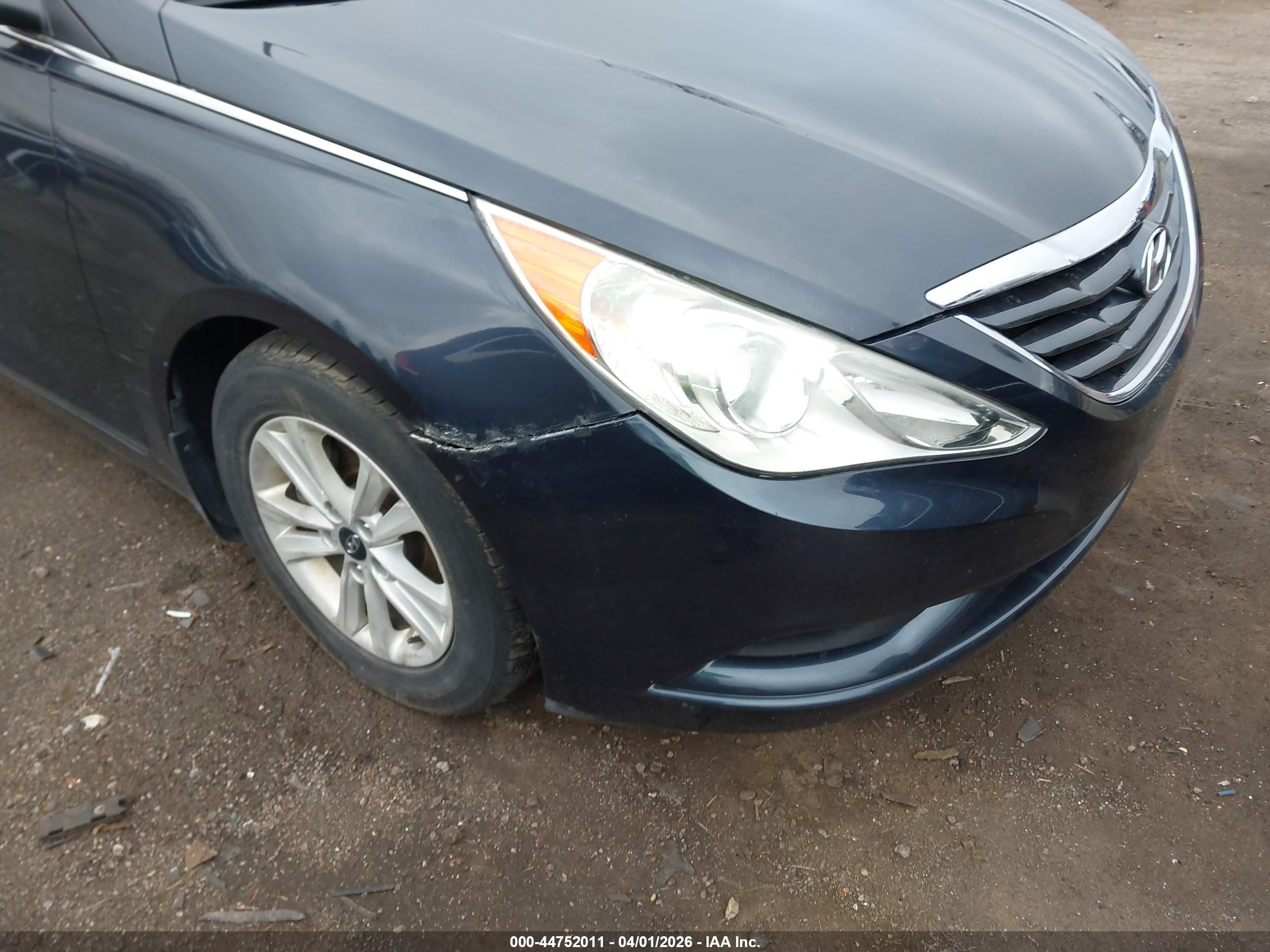 2011 Hyundai Sonata Gls Dark Blue vin: 5NPEB4ACXBH187639