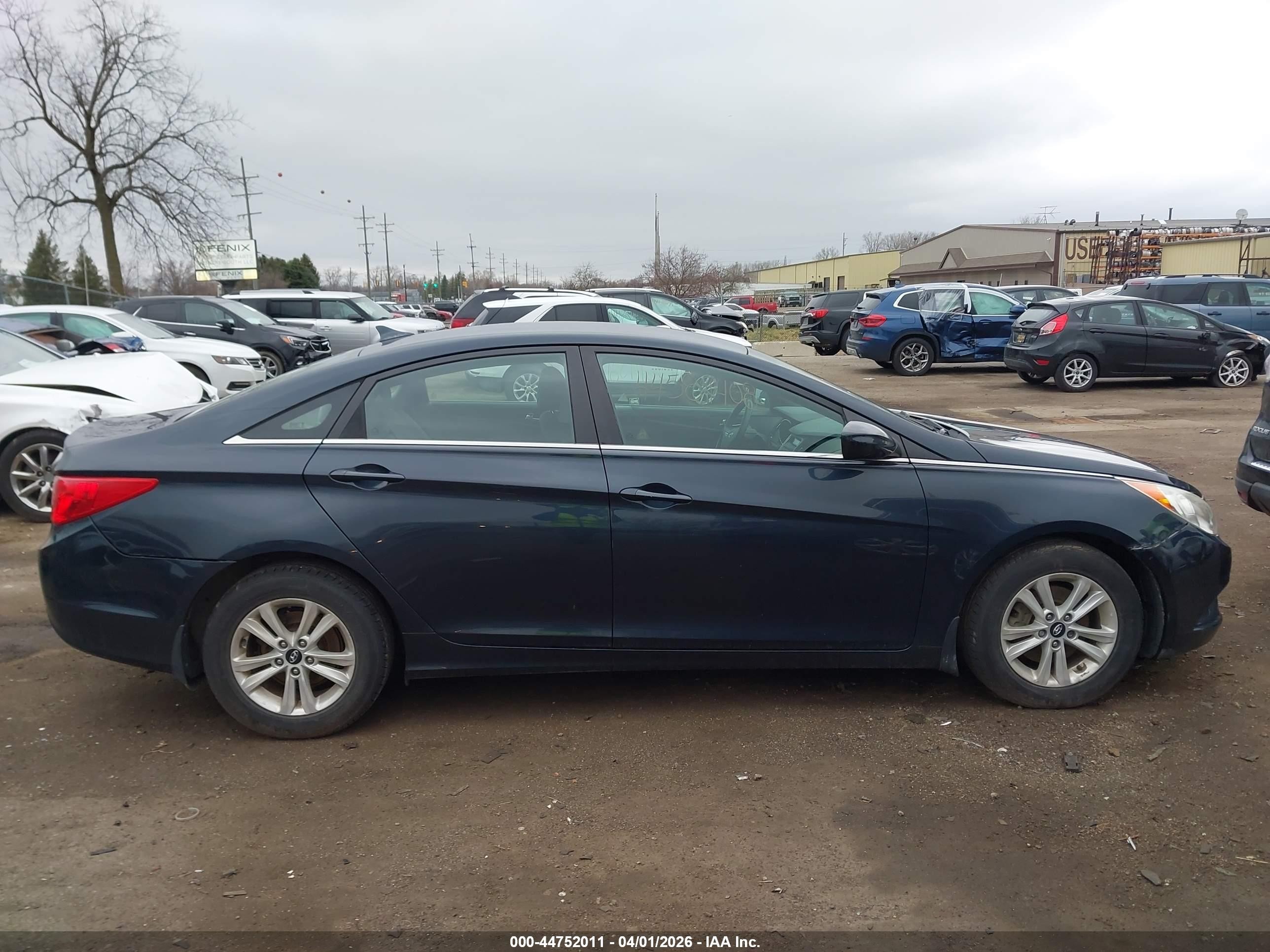 2011 Hyundai Sonata Gls Dark Blue vin: 5NPEB4ACXBH187639