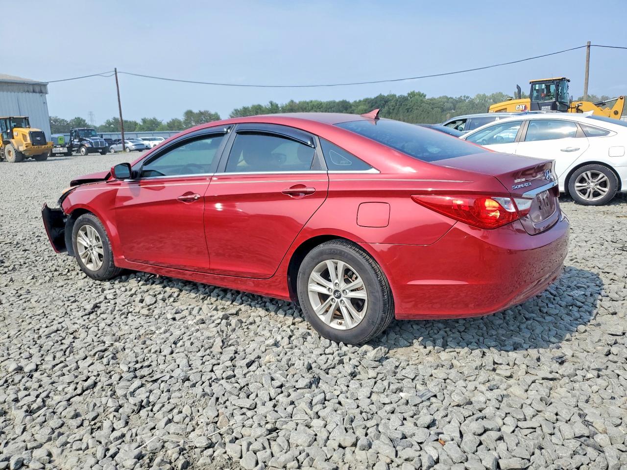 2011 Hyundai Sonata Gls Red vin: 5NPEB4ACXBH193716